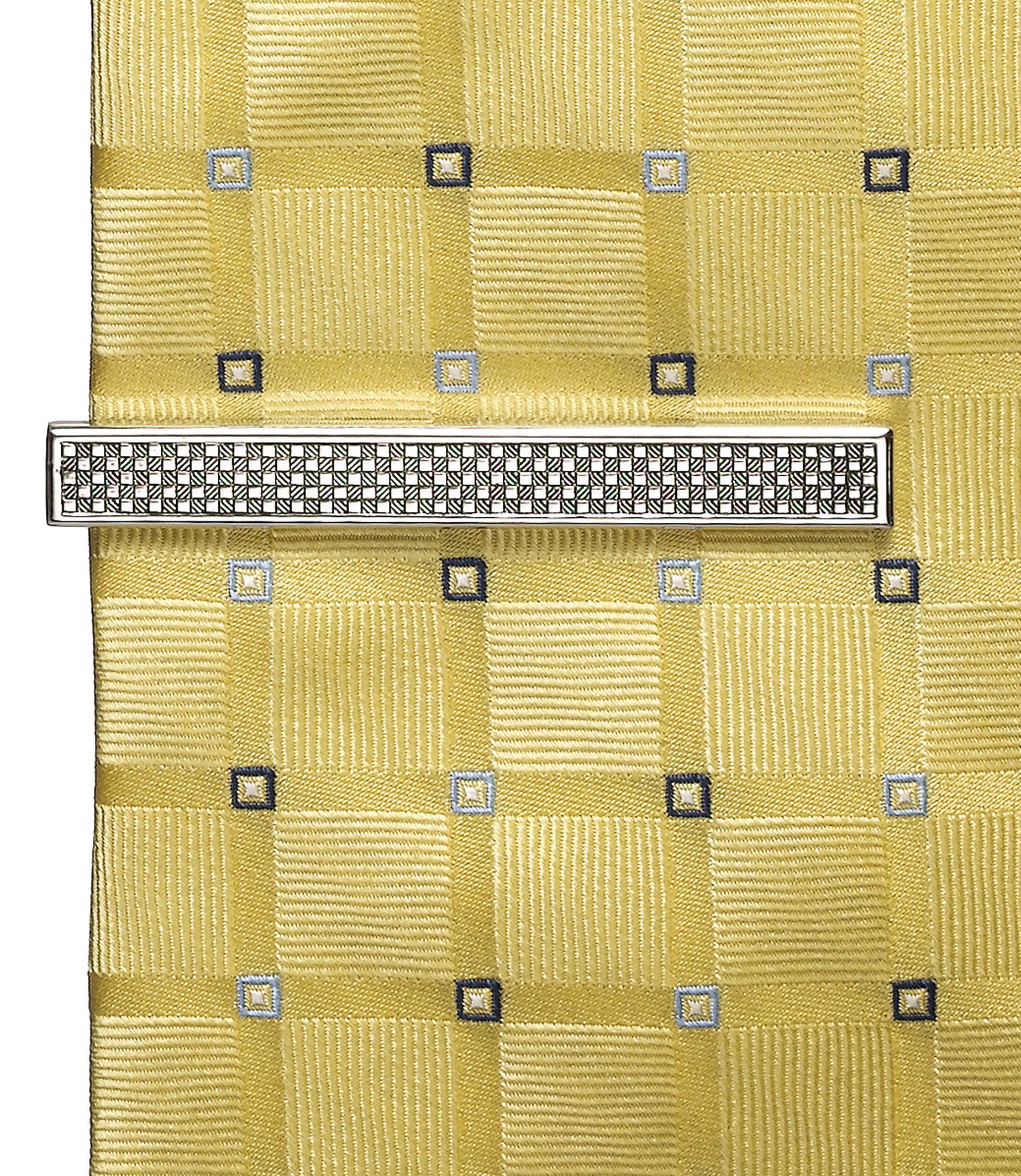 Tie Bar- Antique Geometric Texture