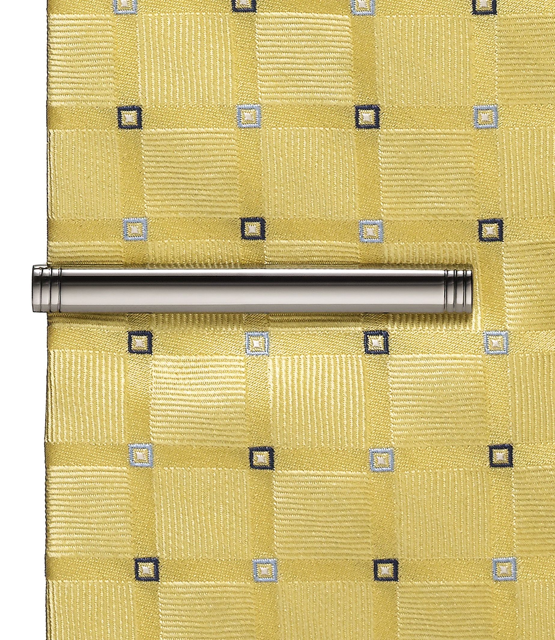 Tie Bar- Polished Gunmetal Rib End