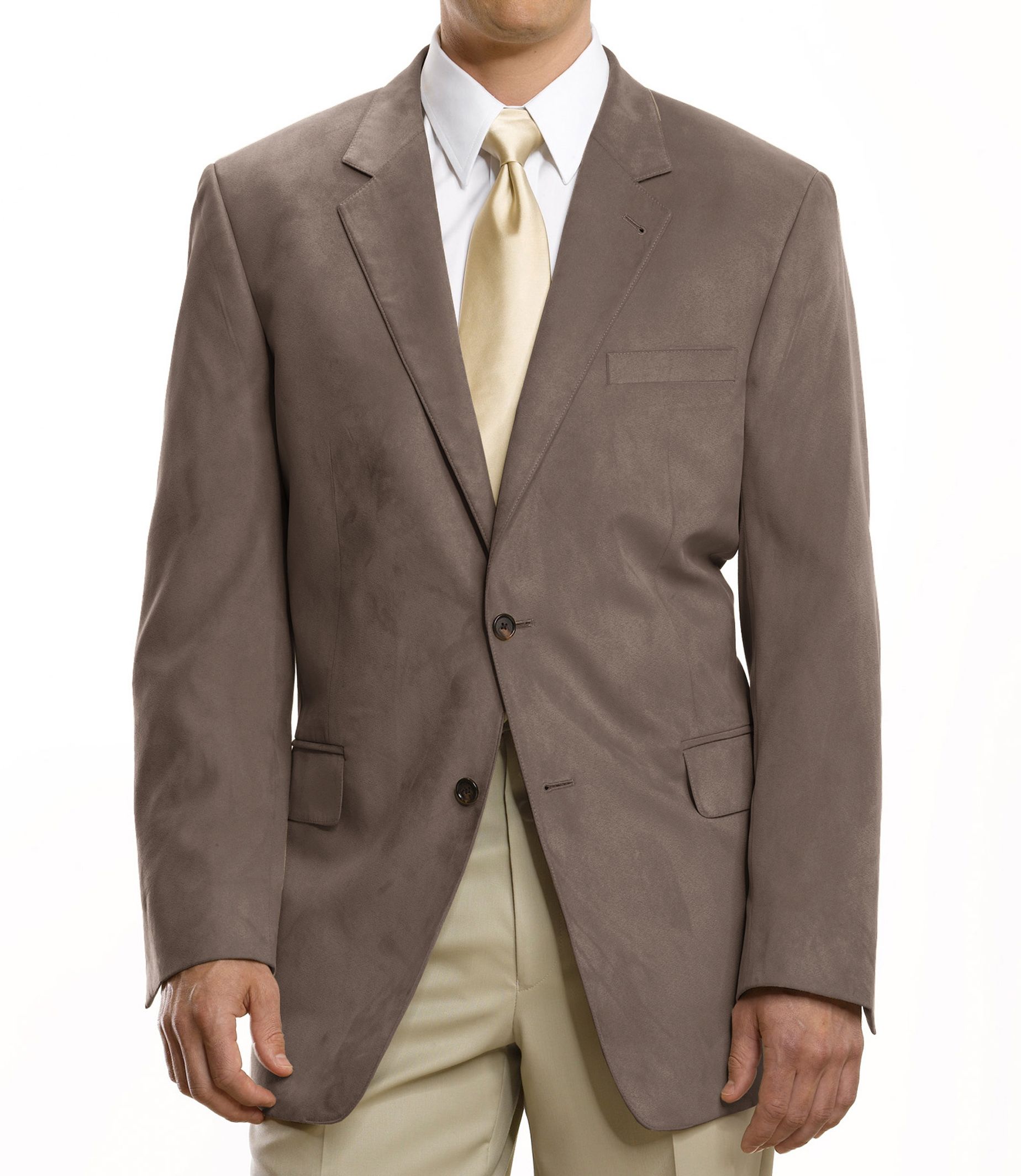 Executive 2-Button Sueded Microfiber Sportcoat