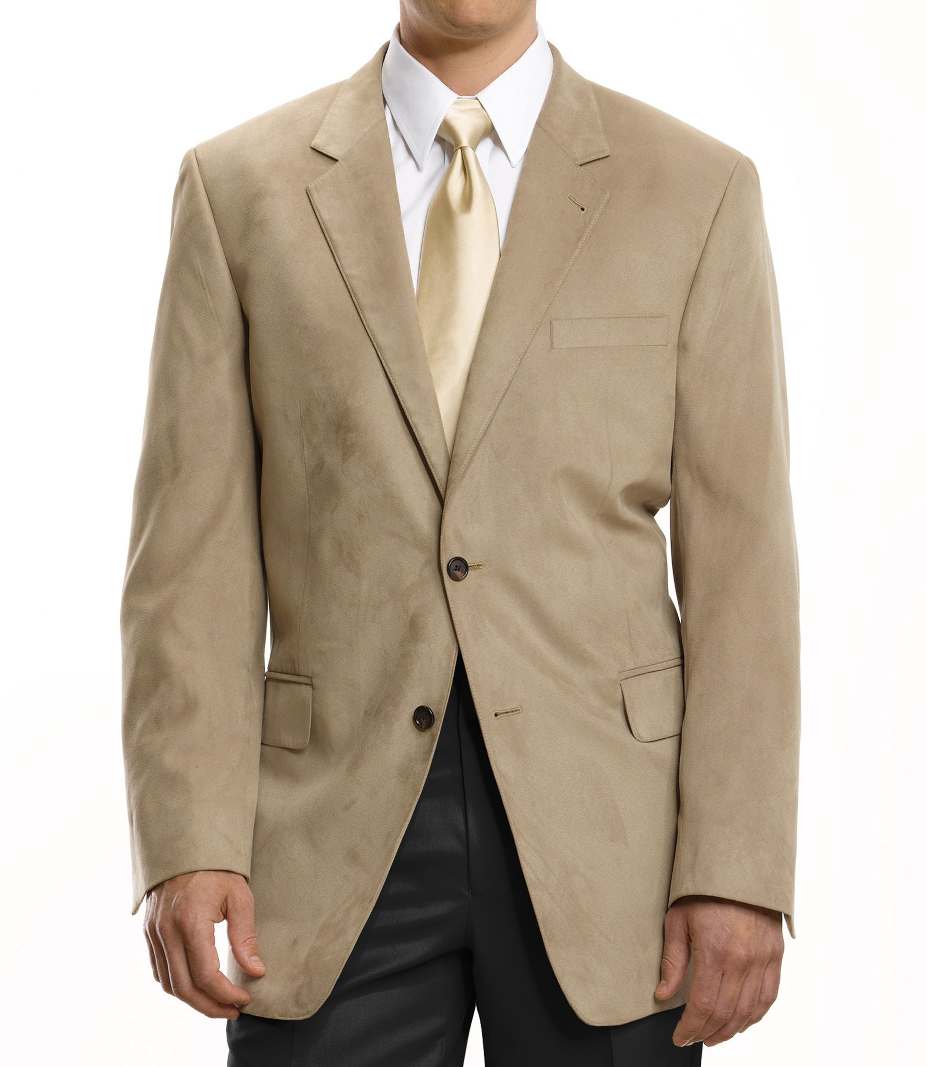 Executive 2-Button Sueded Microfiber Sportcoat