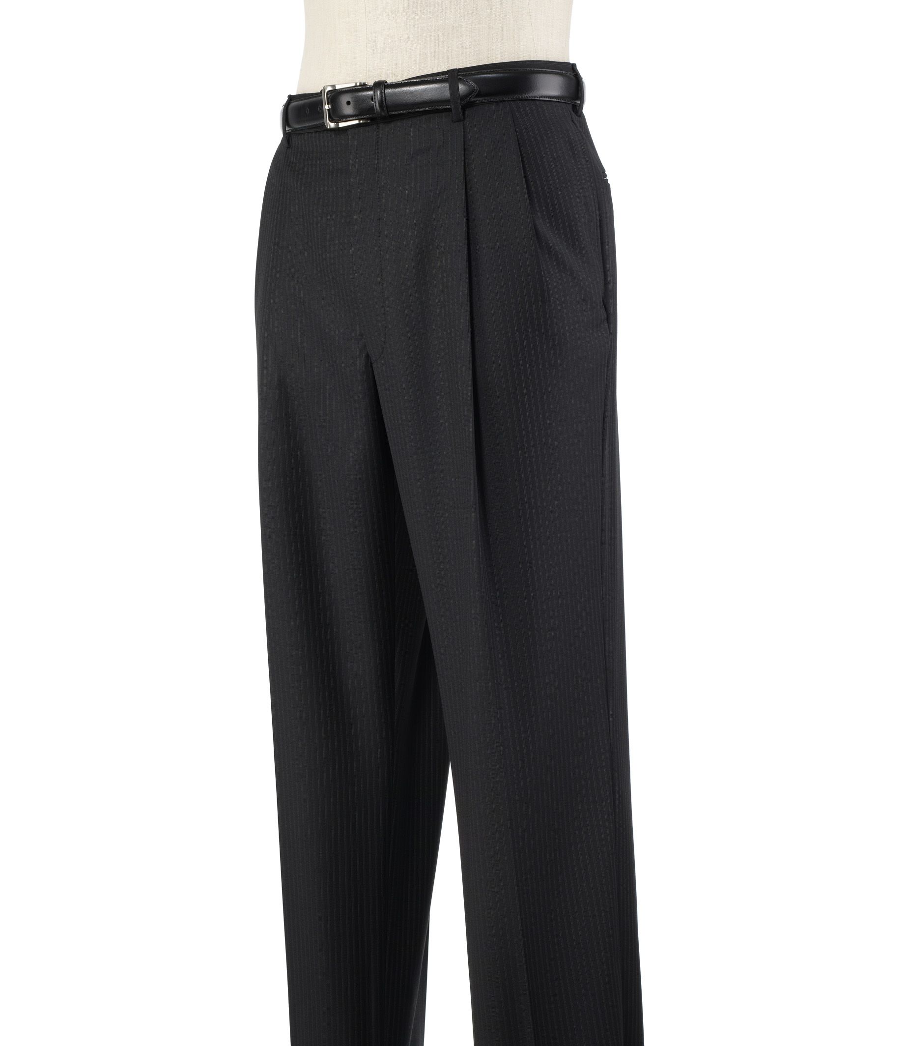 Signature Gold Pleated Trousers