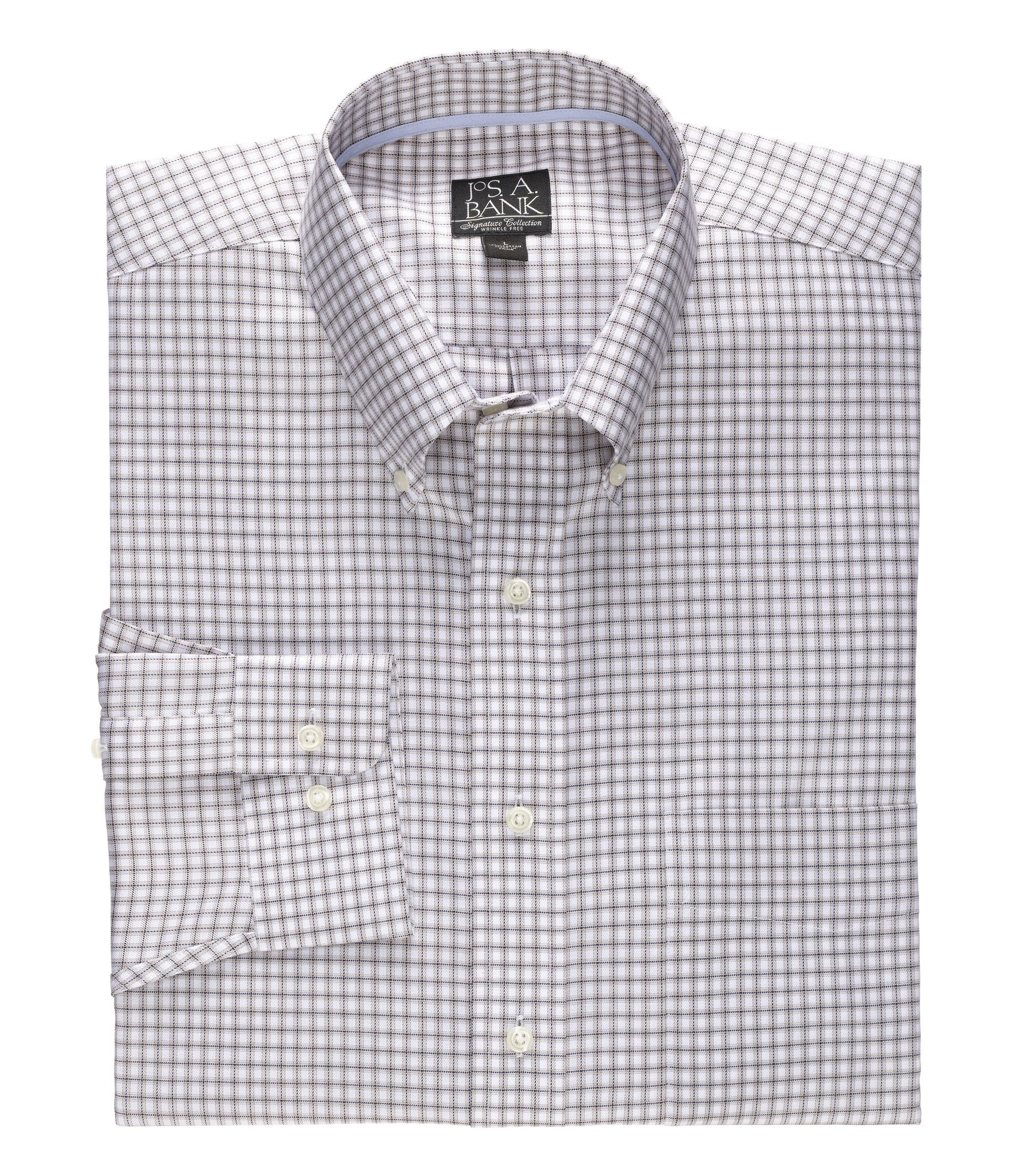 Signature Long-Sleeve Cotton Buttondown Collar Sportshirt