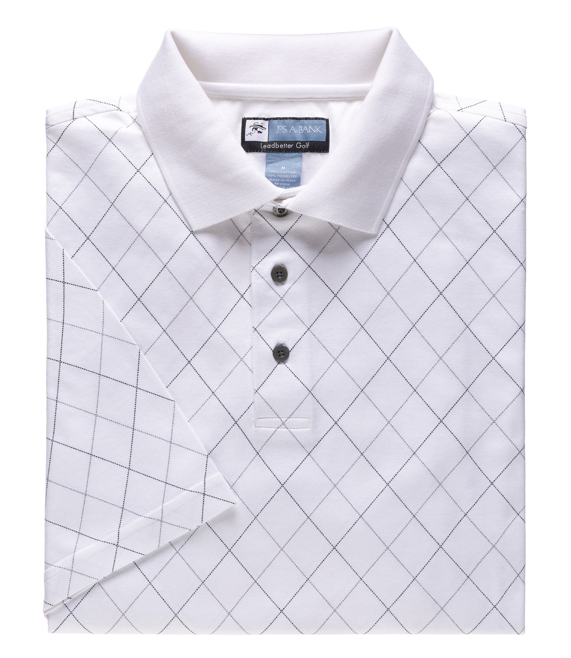 David Leadbetter Stays Cool Golf Polo with Fast-Dry Fabric