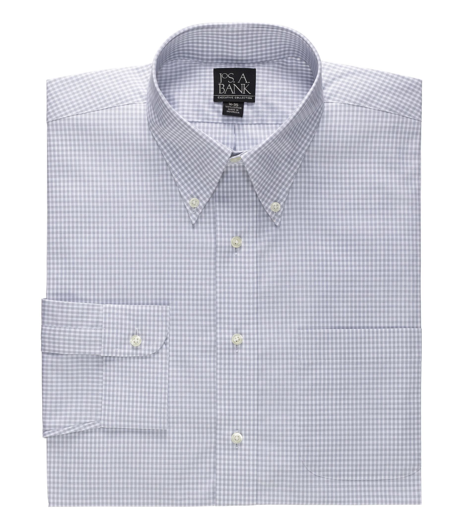 Executive Collection Buttondown Collar Pattern Dress Shirt