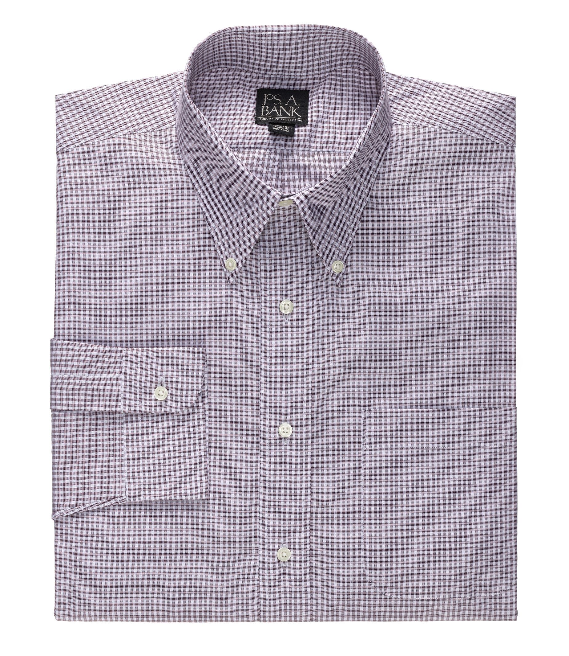 Executive Collection Buttondown Collar Pattern Dress Shirt