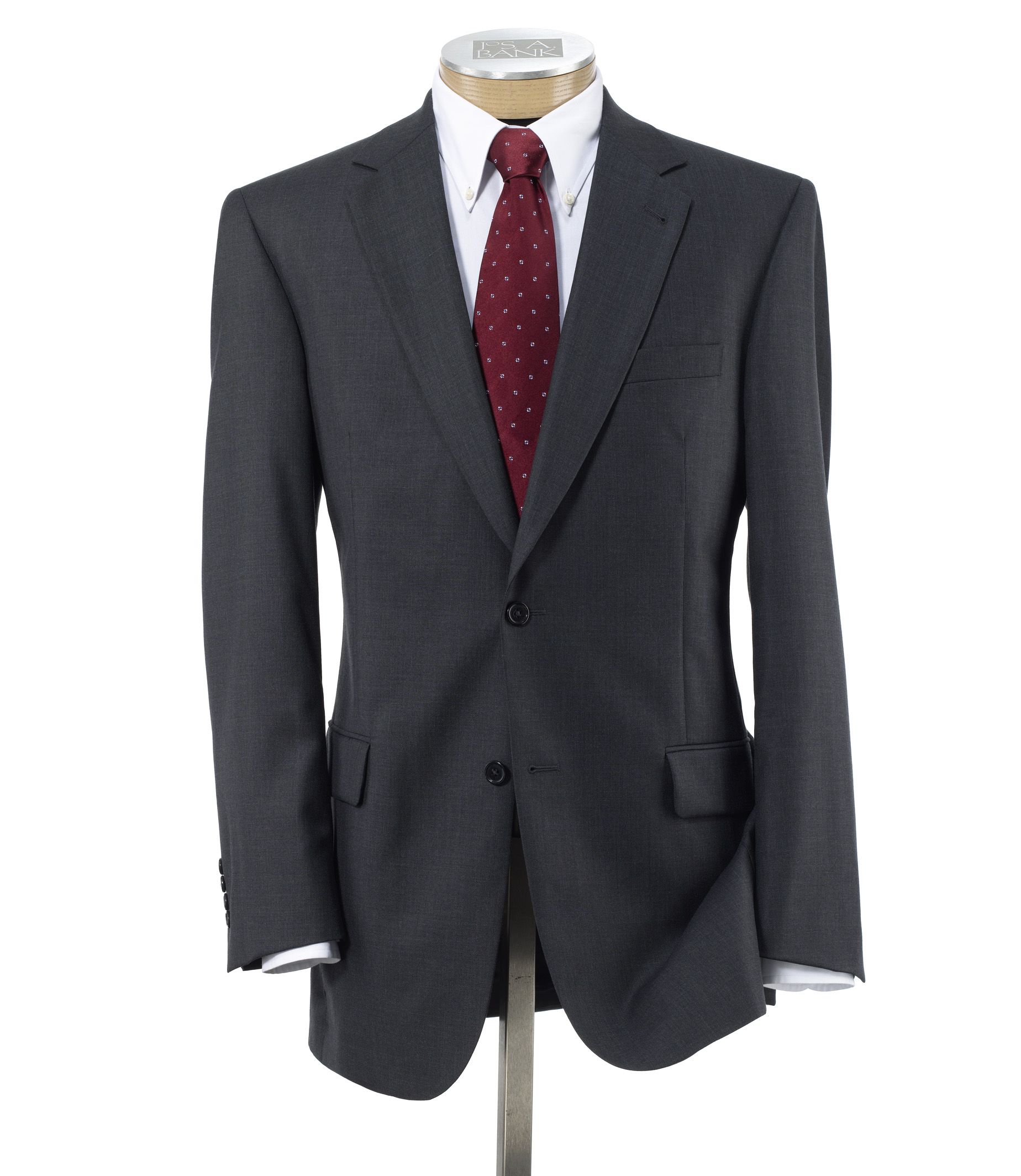 Signature Imperial Wool/Silk Suit with Pleated Trousers- Sizes 44 X-Long-52