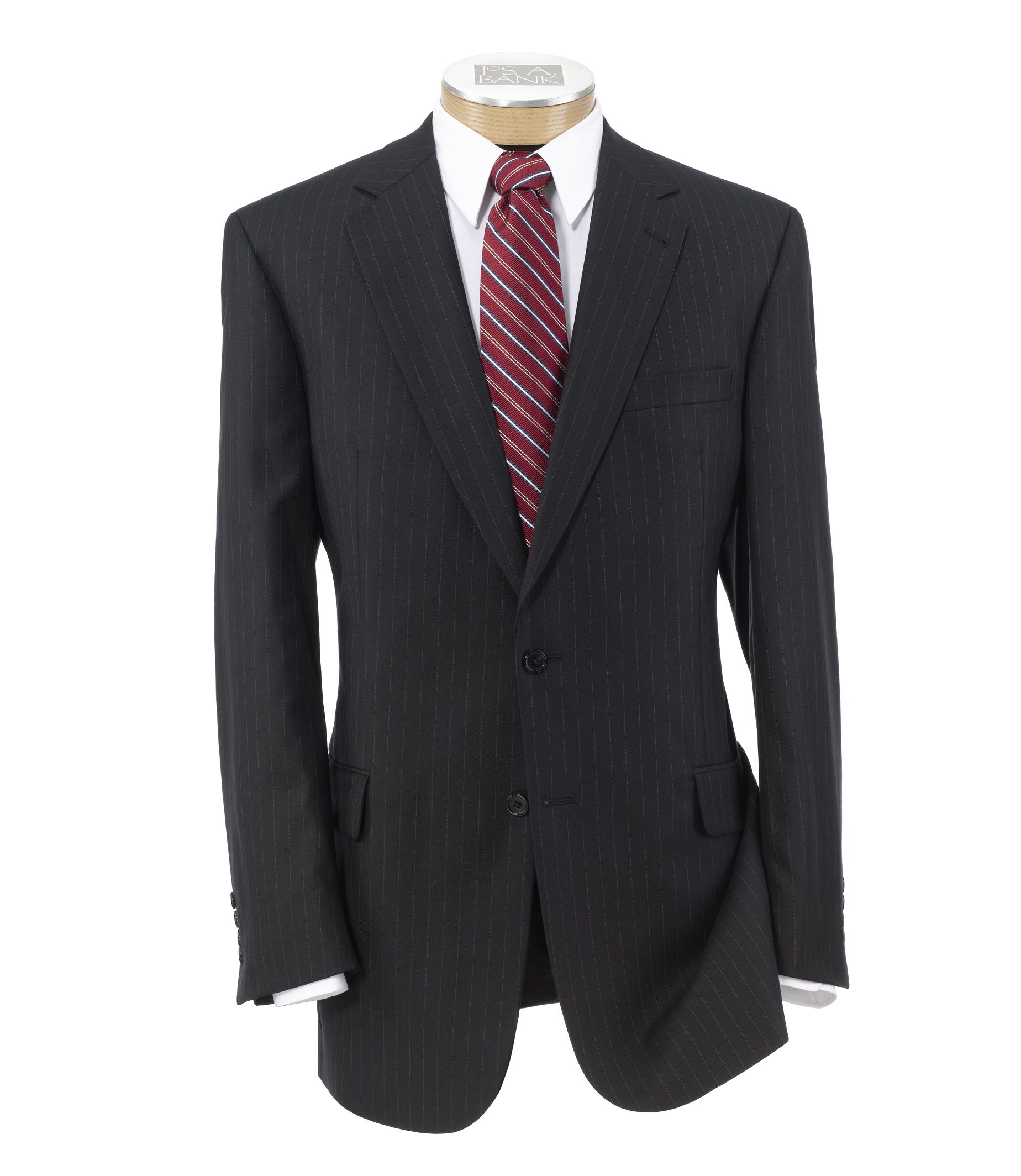 Signature 2-Btn Imperial Wool/Silk Blend Suit w/ Pleated Trousers