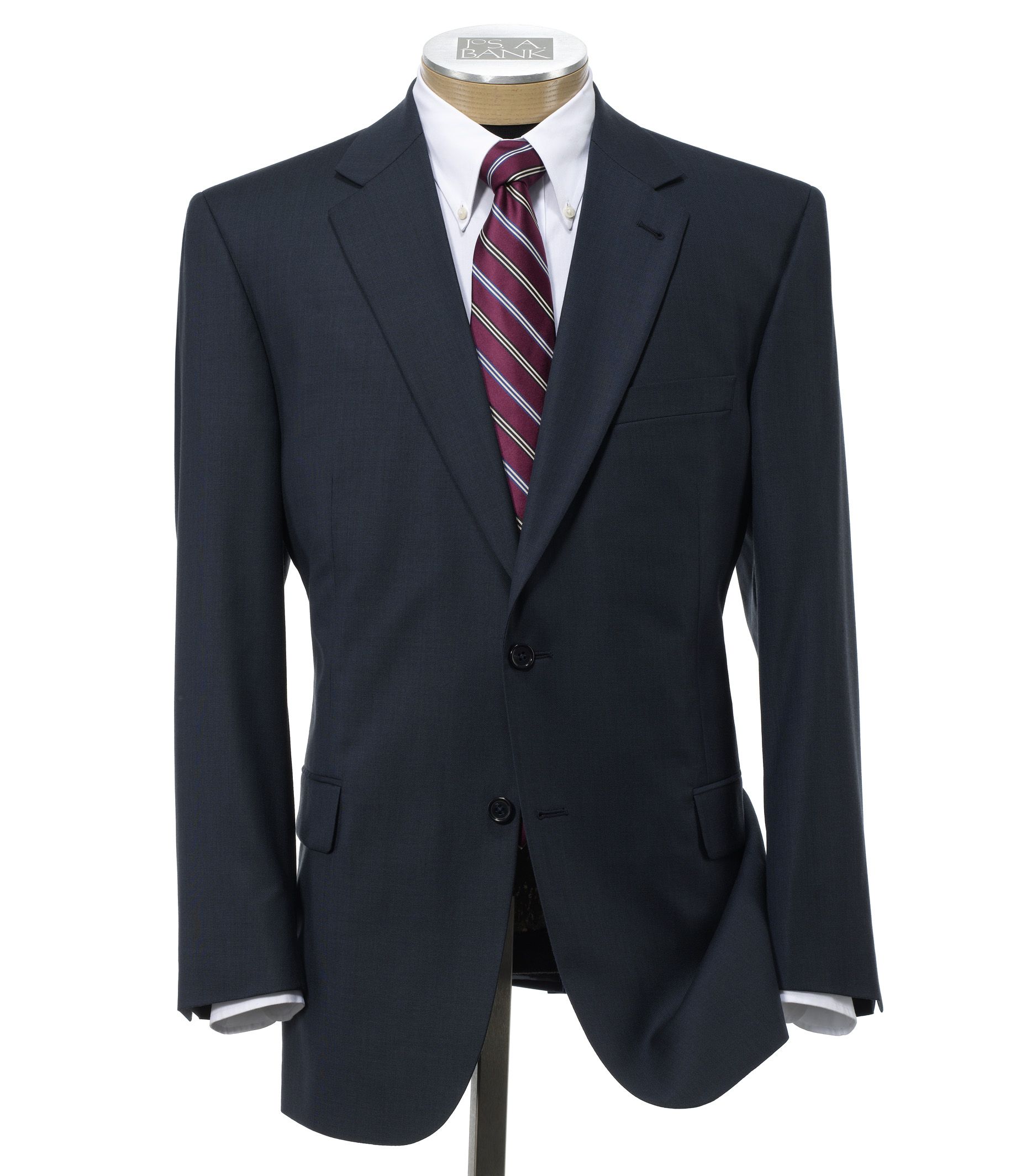 Signature Imperial Wool/Silk Suit with Pleated Trousers