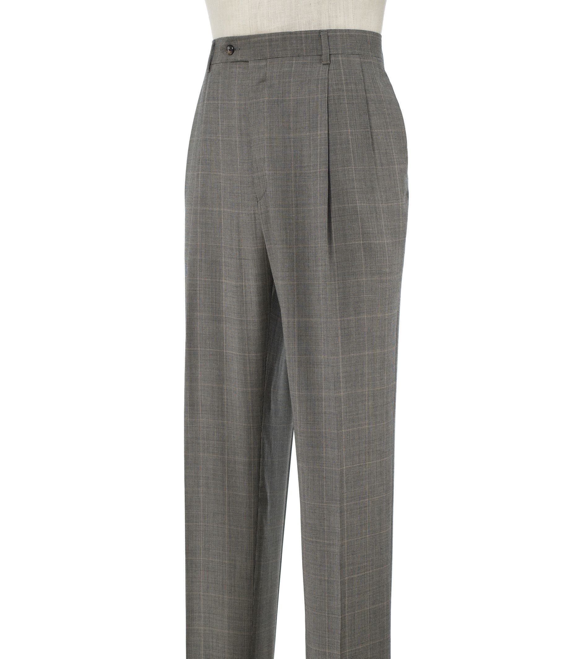 Executive Wool Pleated Front Trouser