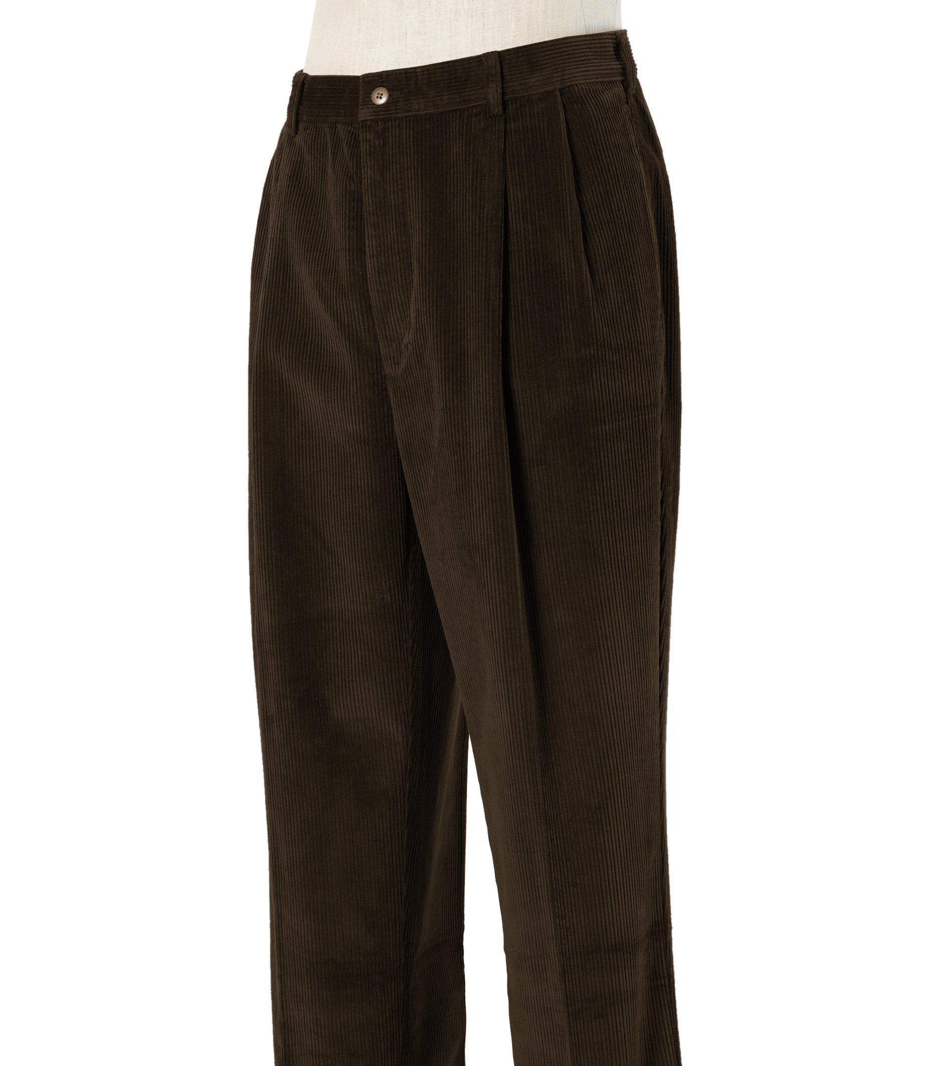 Colorfast Casual Corduroy Pleated Front Pants Sizes 4448 Blogdrive
