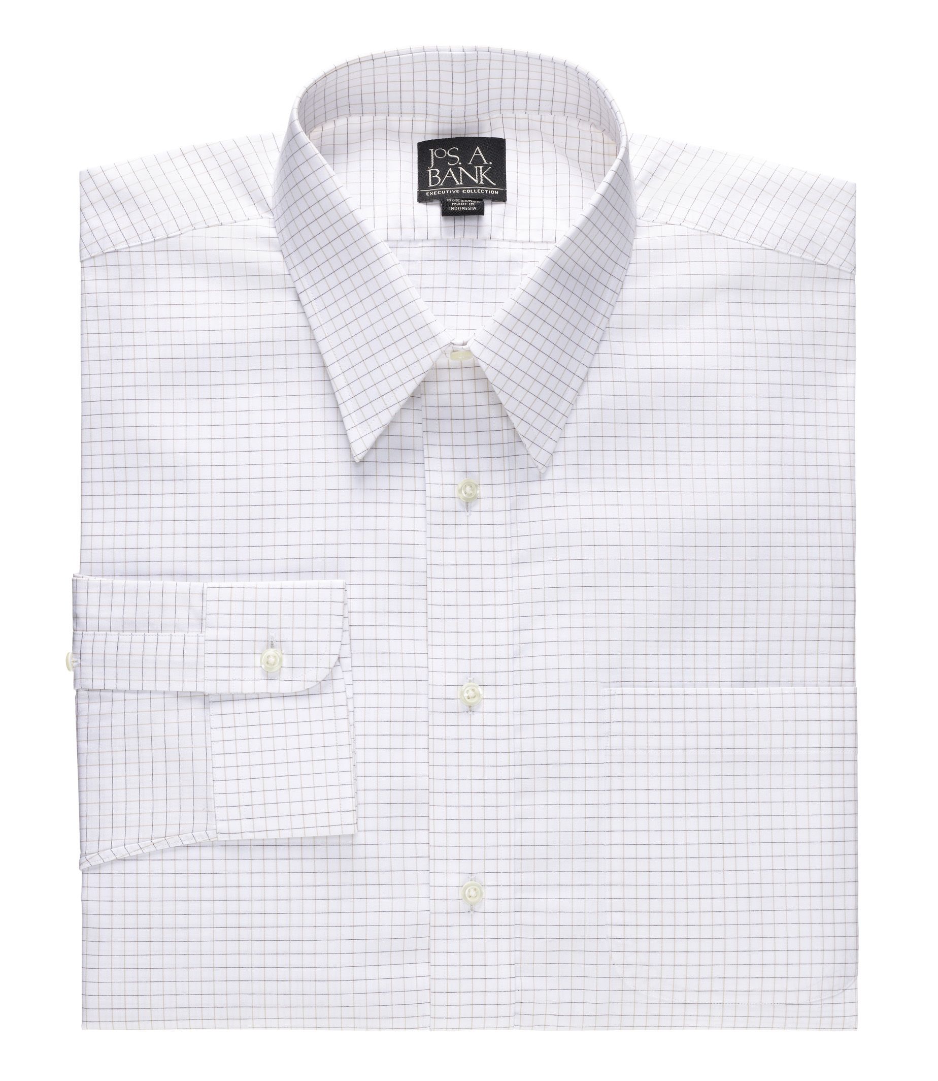 Executive Collection Point Collar Pattern Dress Shirt Bluesphere
