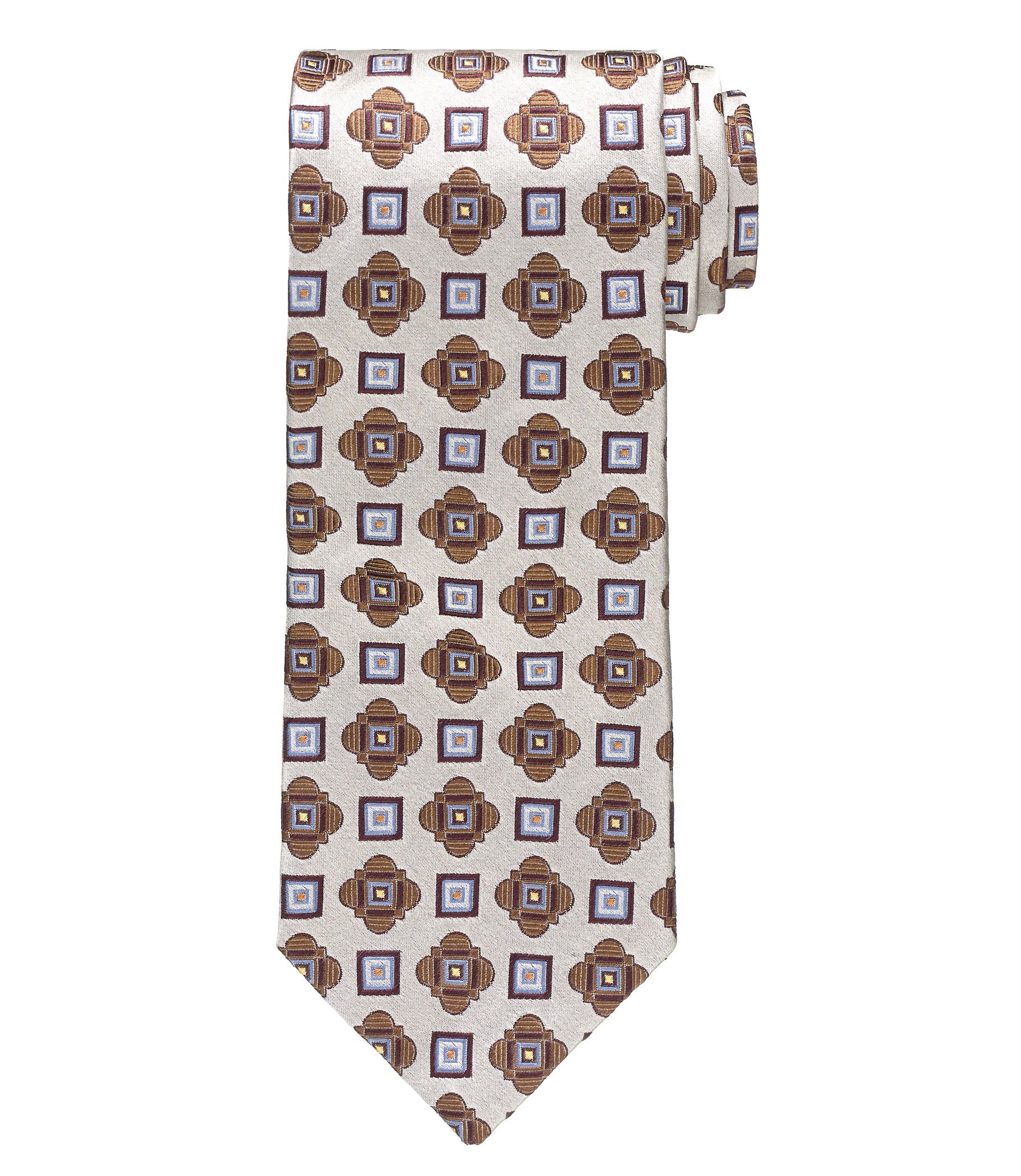 Signature Gold Medallion Tie 61