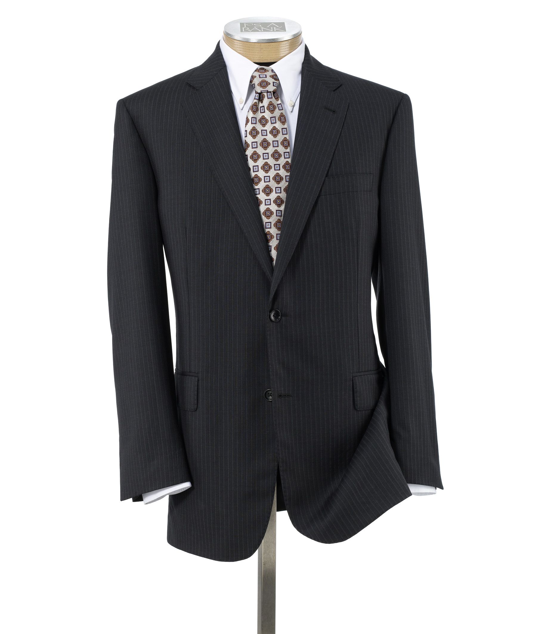Signature Platinum Wool 2-Button Side Vent Suits- Sizes 44 X-Long-52