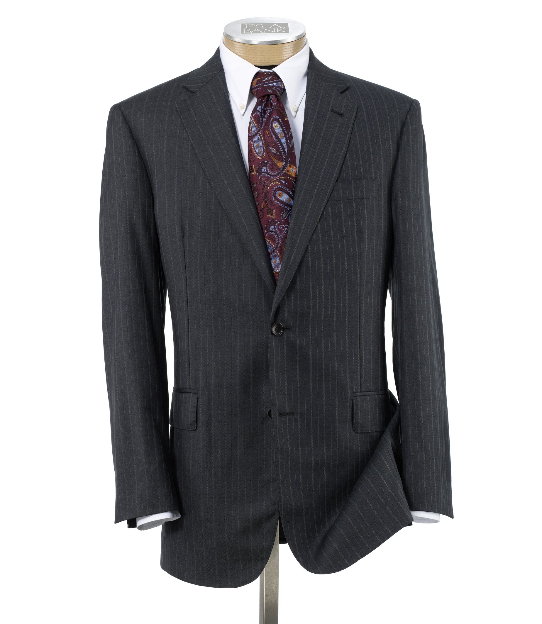 Signature Platinum Wool 2-Button Side Vent Suits- Sizes 44 X-Long-52