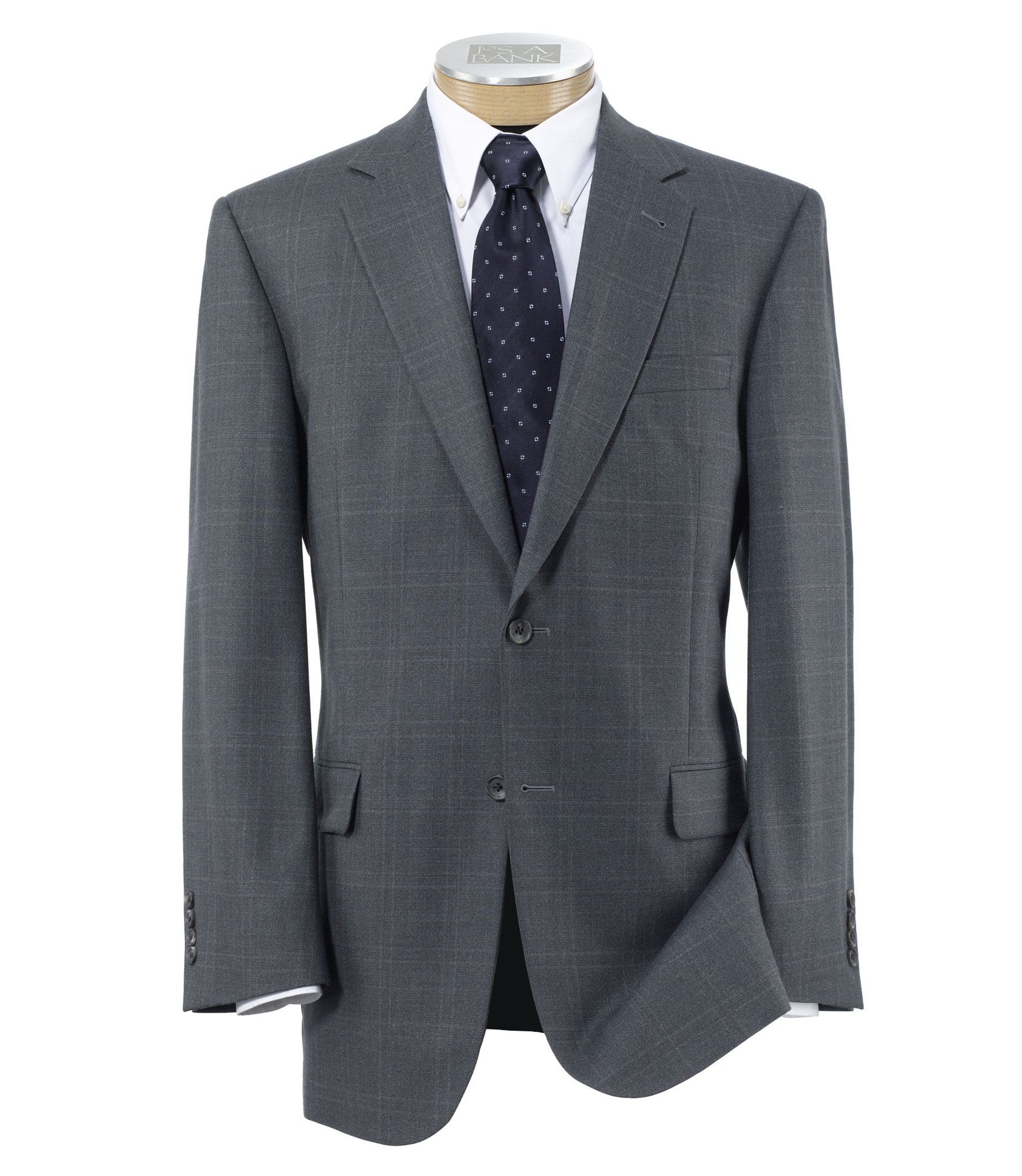 Signature 2-Button Windowpane Sportcoat