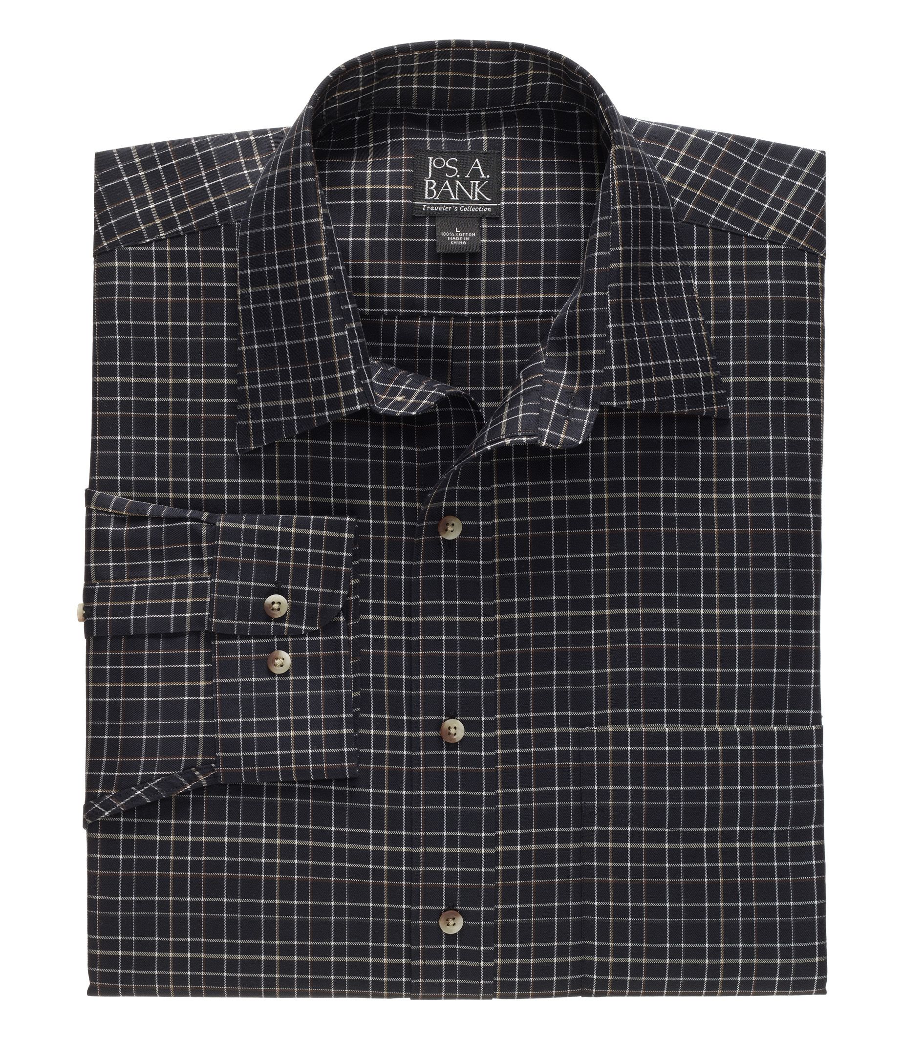 Traveler Patterned Point Collar Sportshirt
