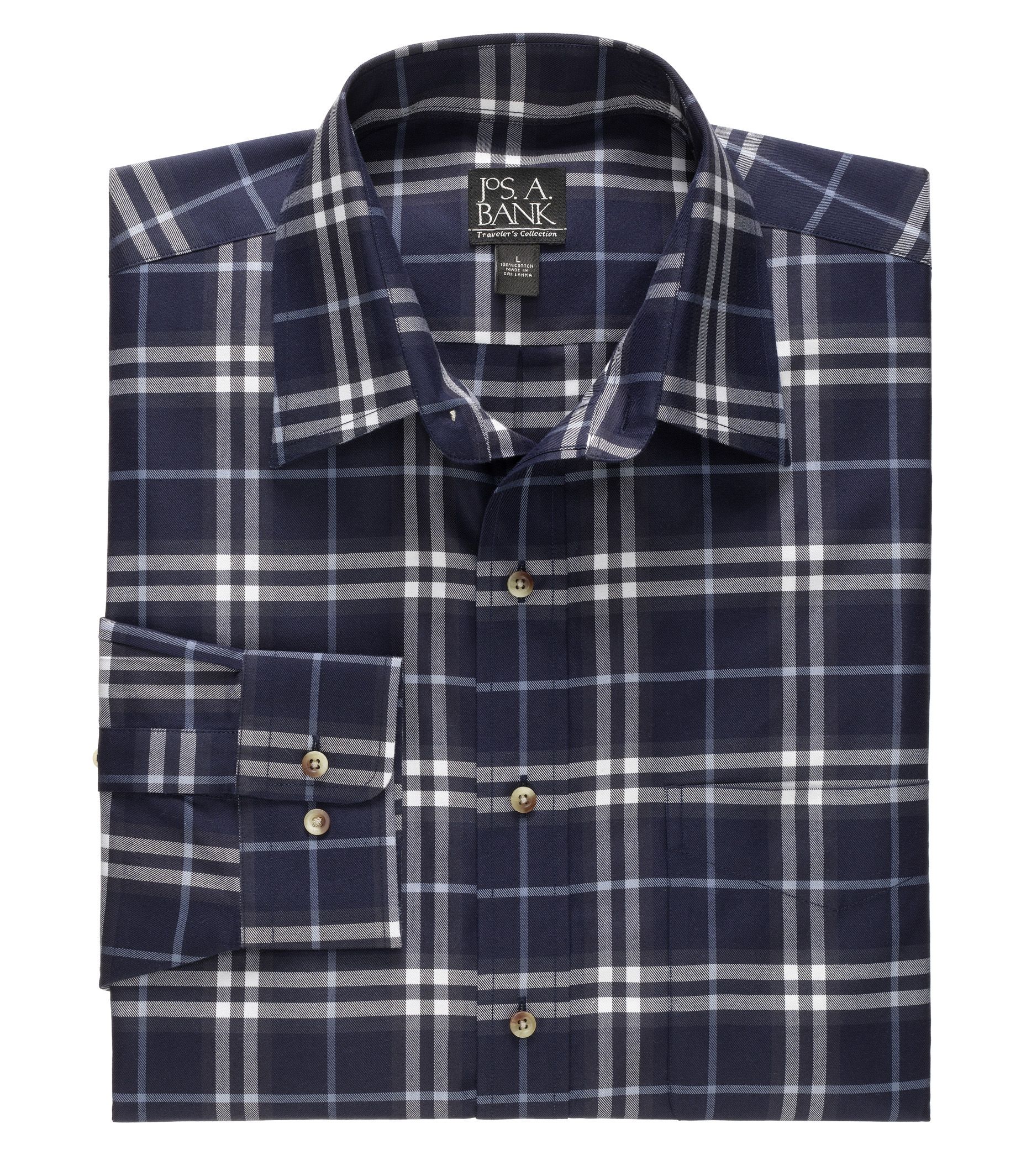 Traveler Patterned Point Collar Sportshirt