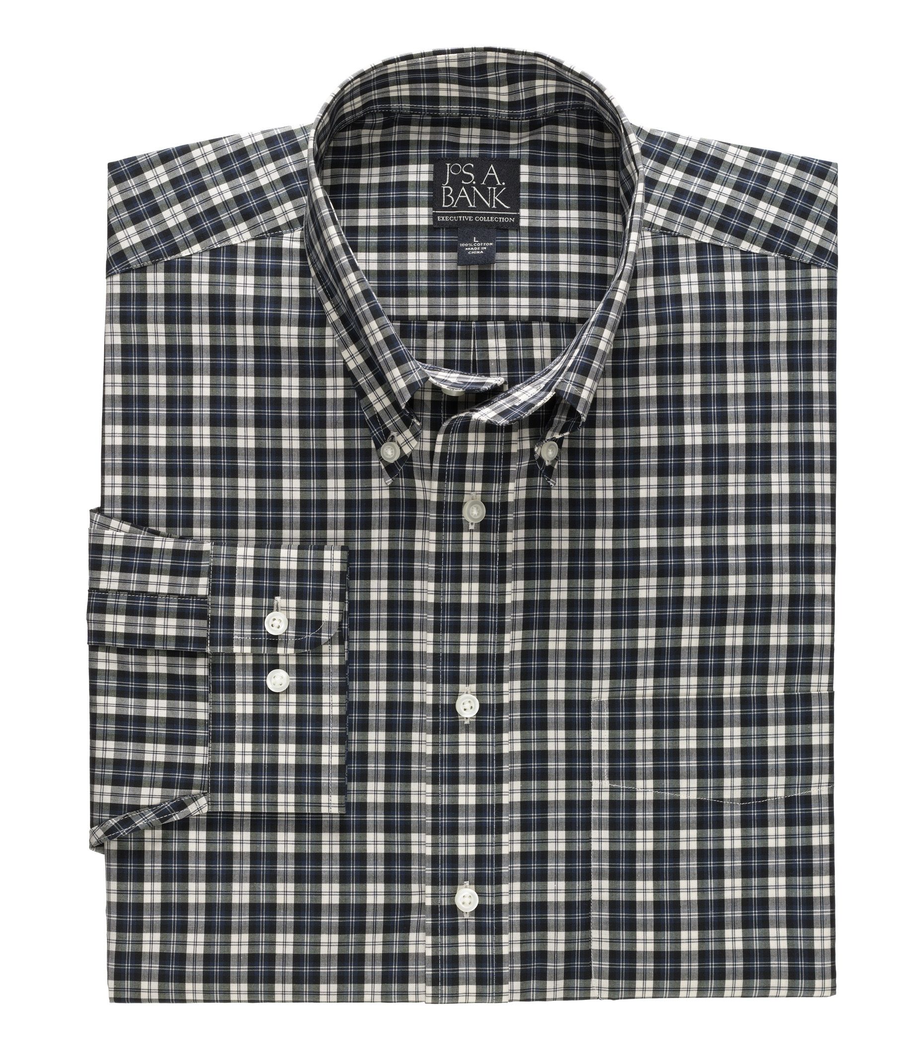 Executive Long Sleeve Buttondown Cotton Sportshirt
