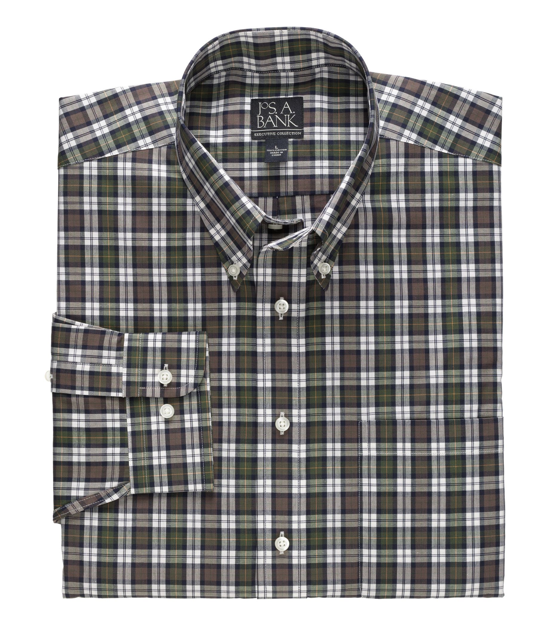 Executive Long Sleeve Buttondown Cotton Sportshirt