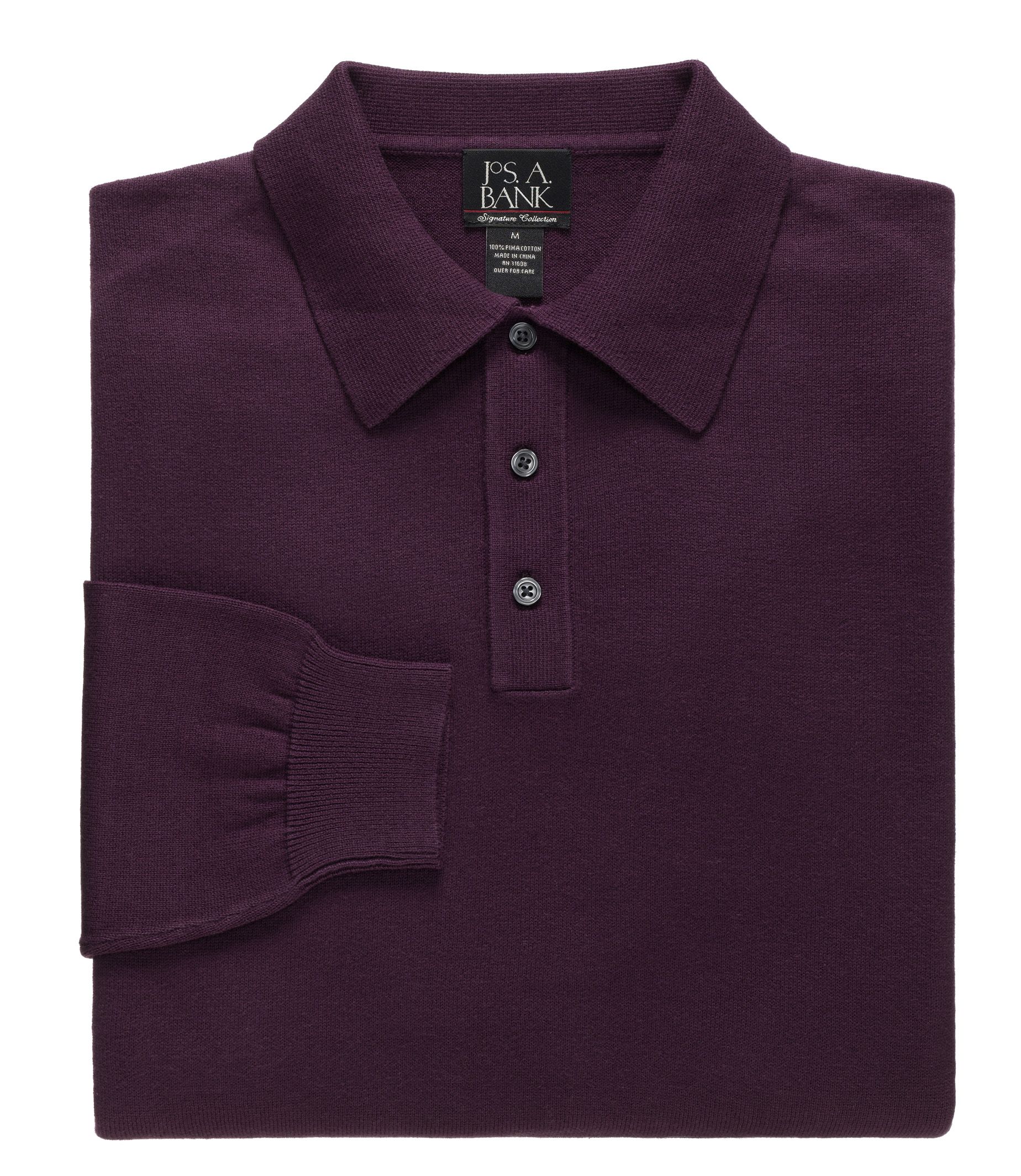 Signature Pima Cotton Polo Sweater