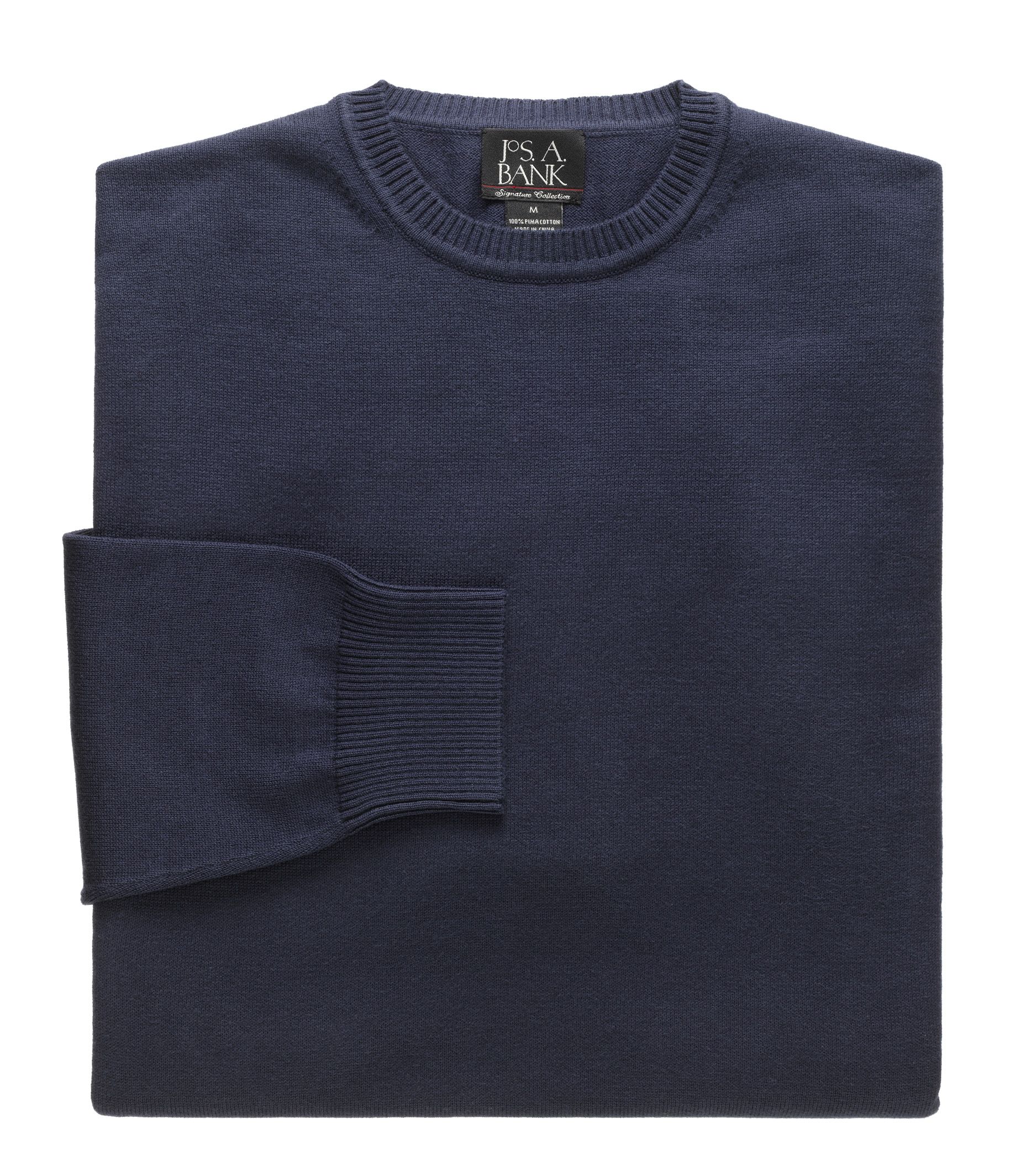 Signature Pima Cotton Crewneck Sweater
