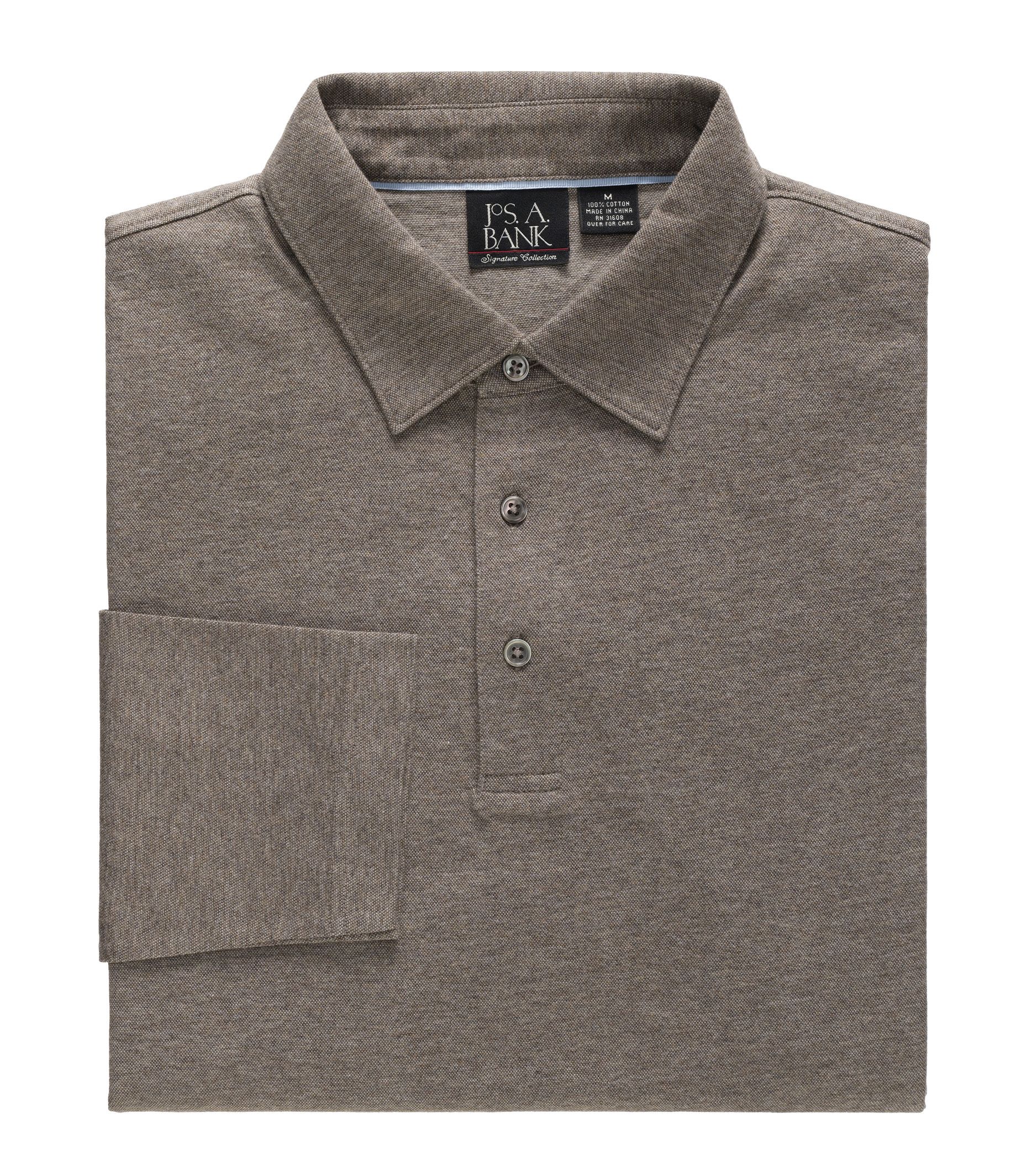 Long Sleeve Point Collar Tailored Fit Sportshirt