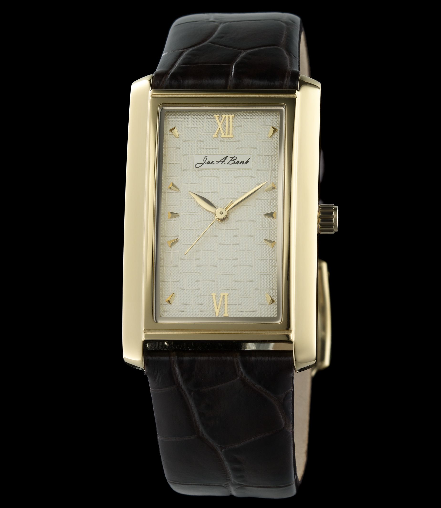 Jos.A. Bank Exclusive Rectangle Case Watch