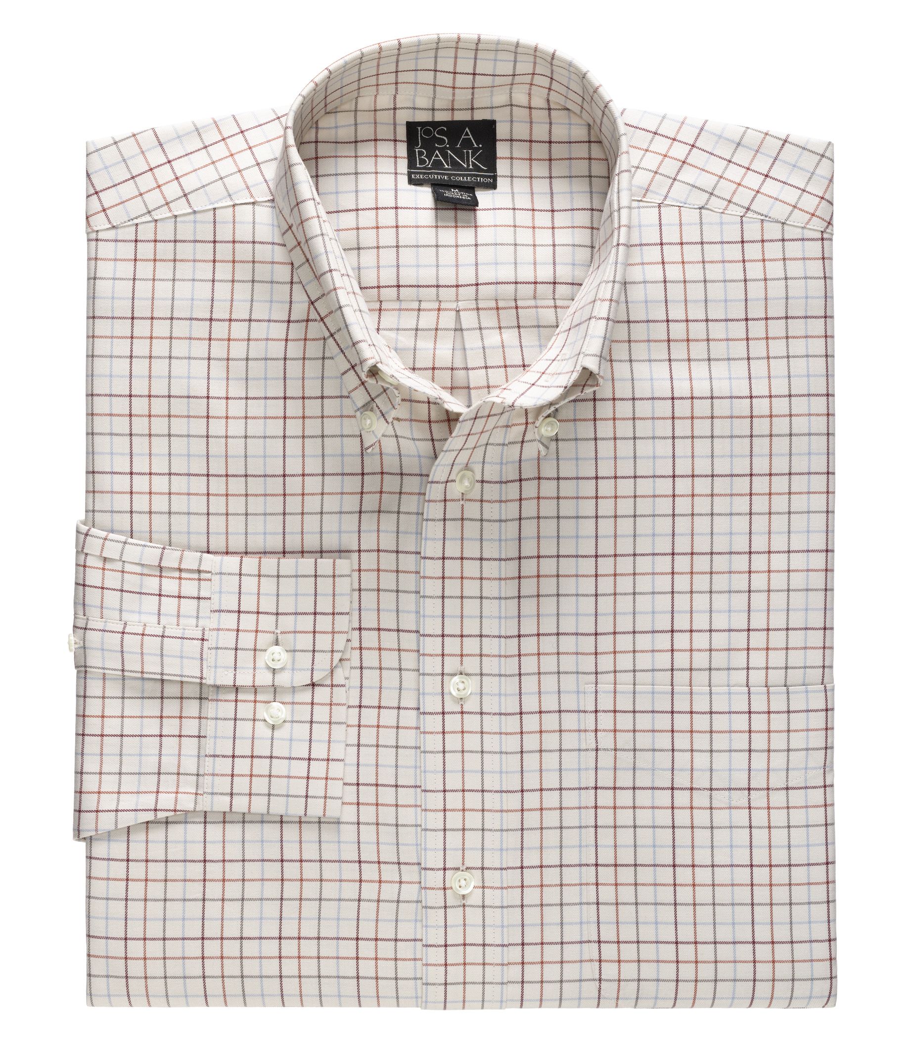 Long-Sleeve Cotton Pattern Sportshirt