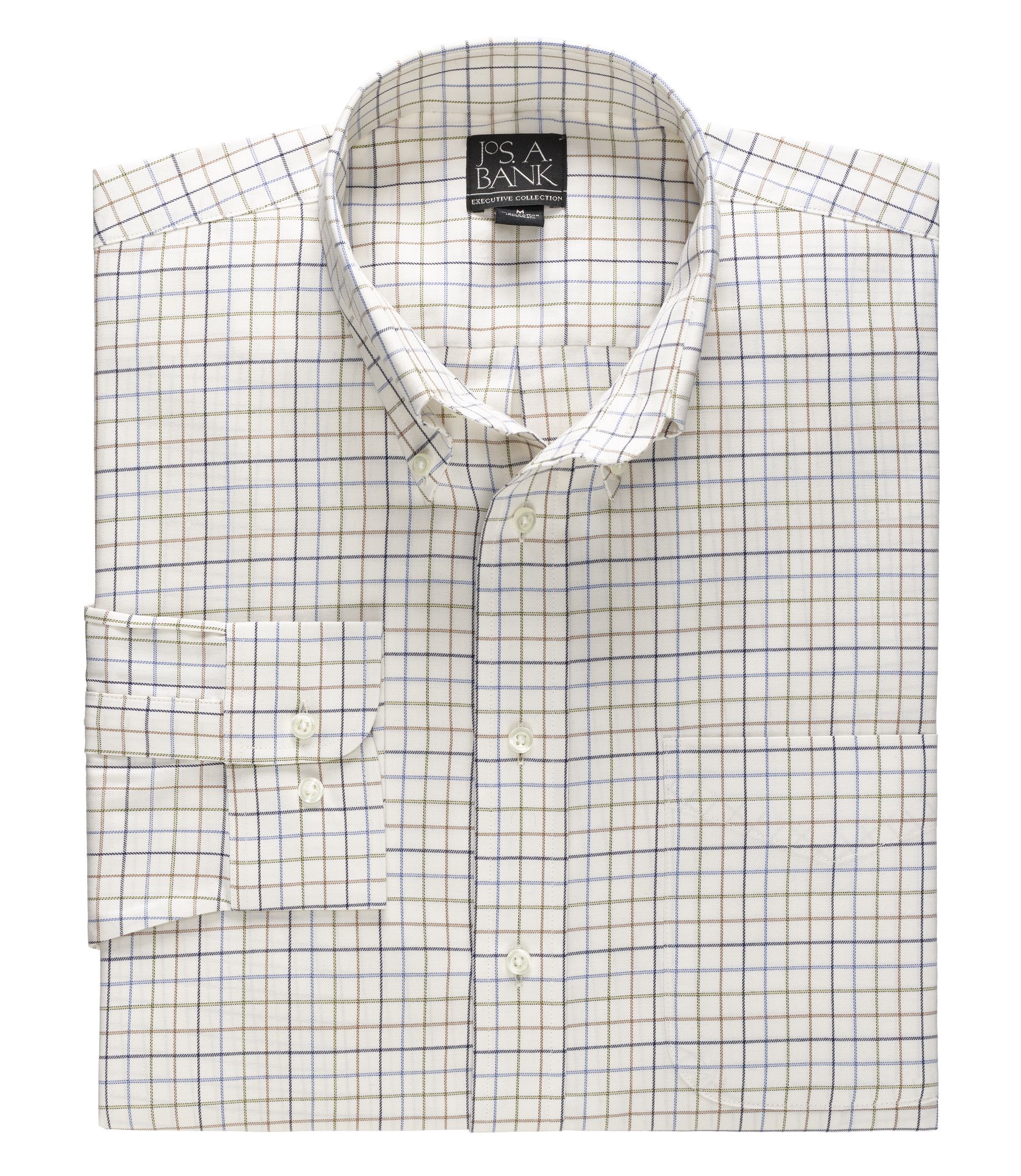 Long-Sleeve Cotton Pattern Sportshirt