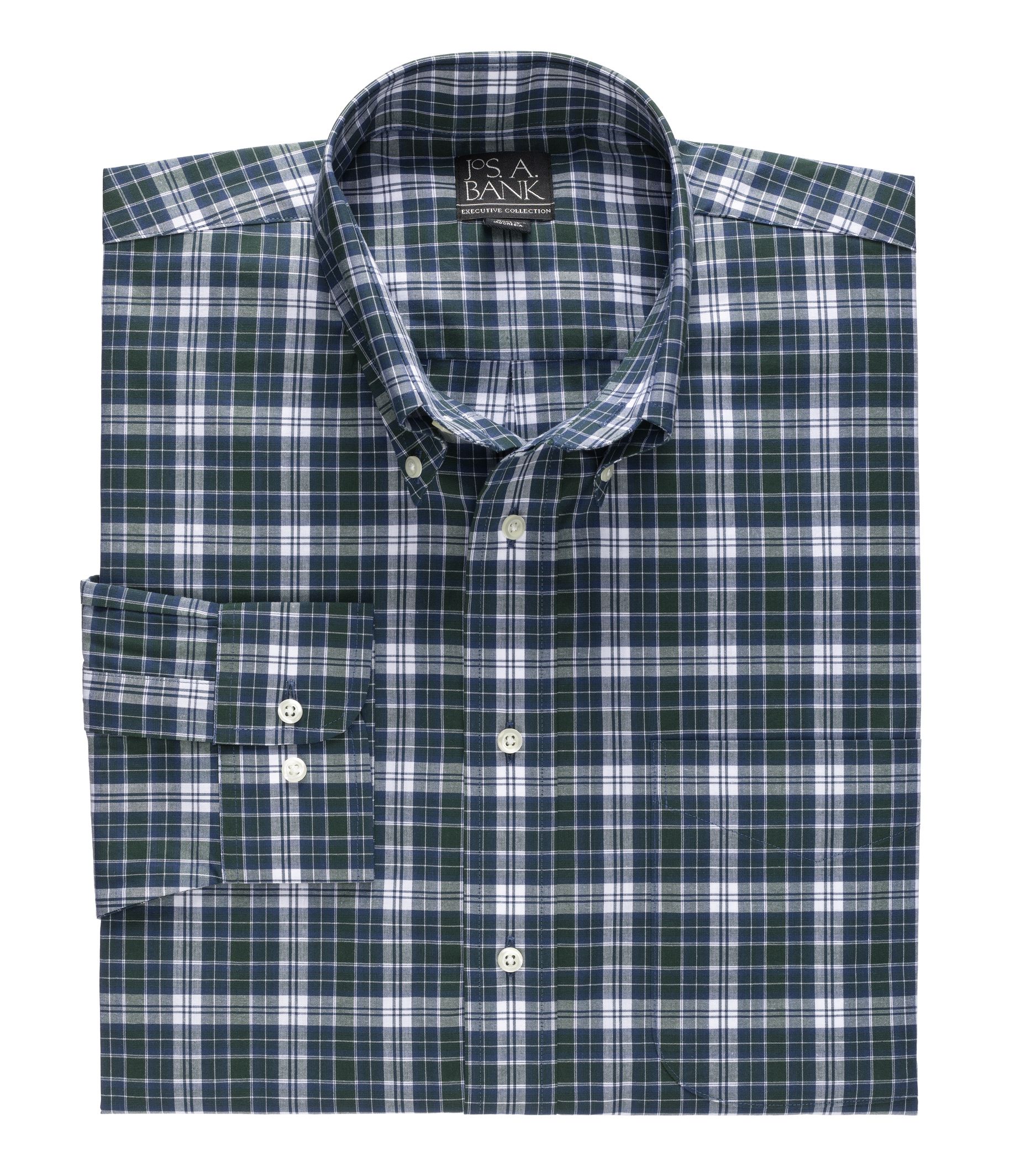 Long-Sleeve Cotton Pattern Sportshirt