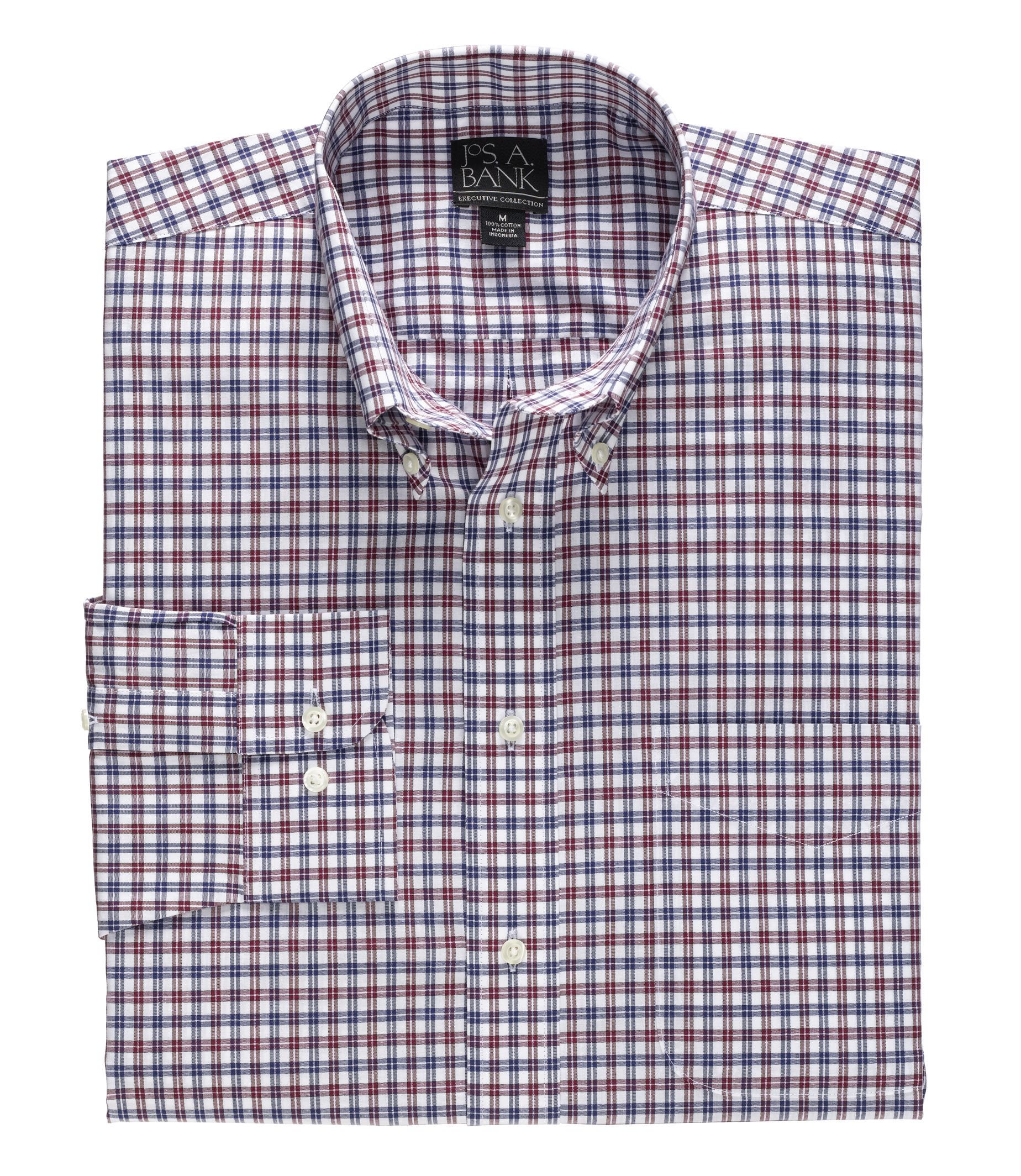 Long-Sleeve Cotton Pattern Sportshirt