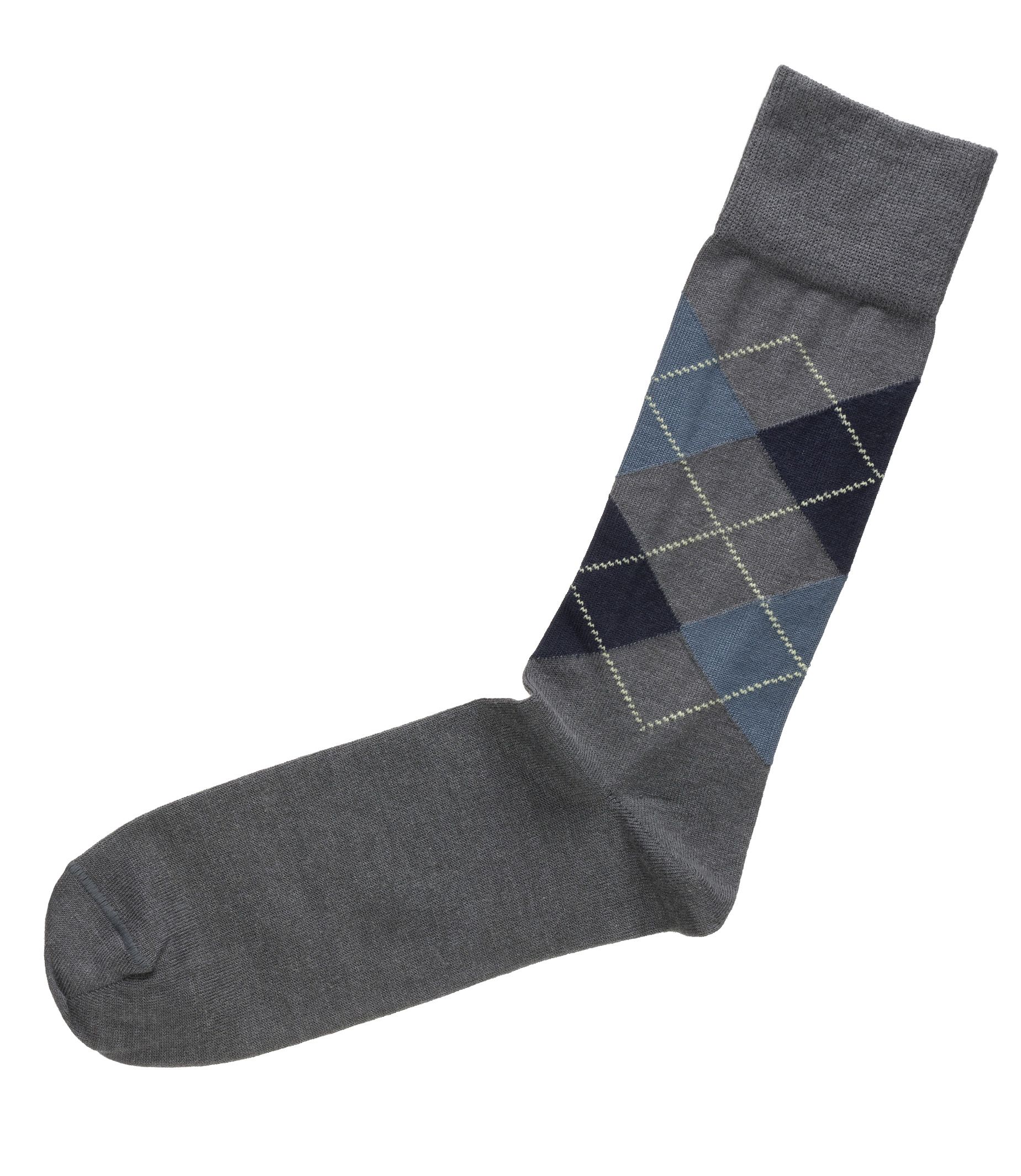 Argyle Mid-Calf Socks