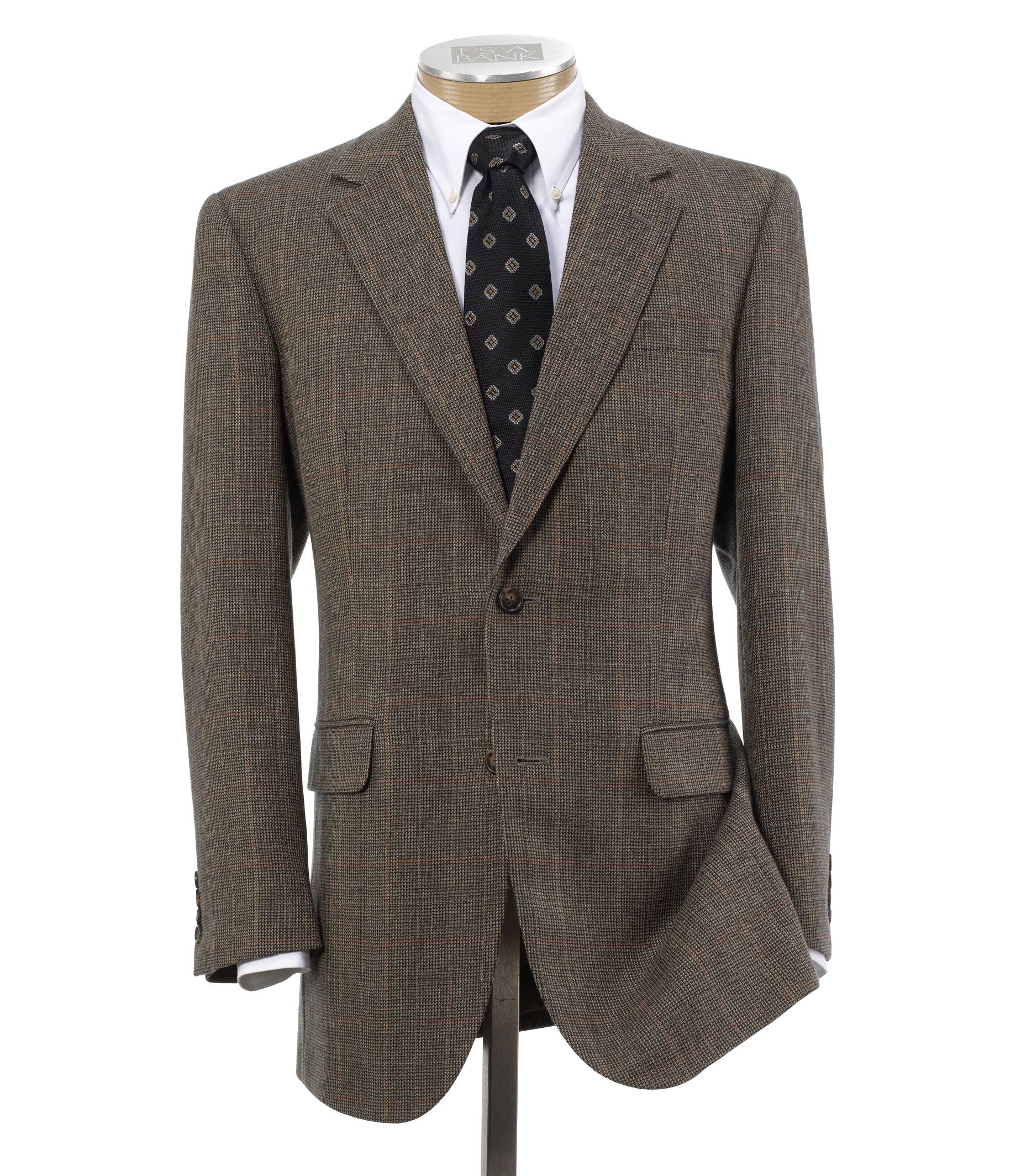 Executive 2 Button Patterned Sportcoat- Sizes 44-52