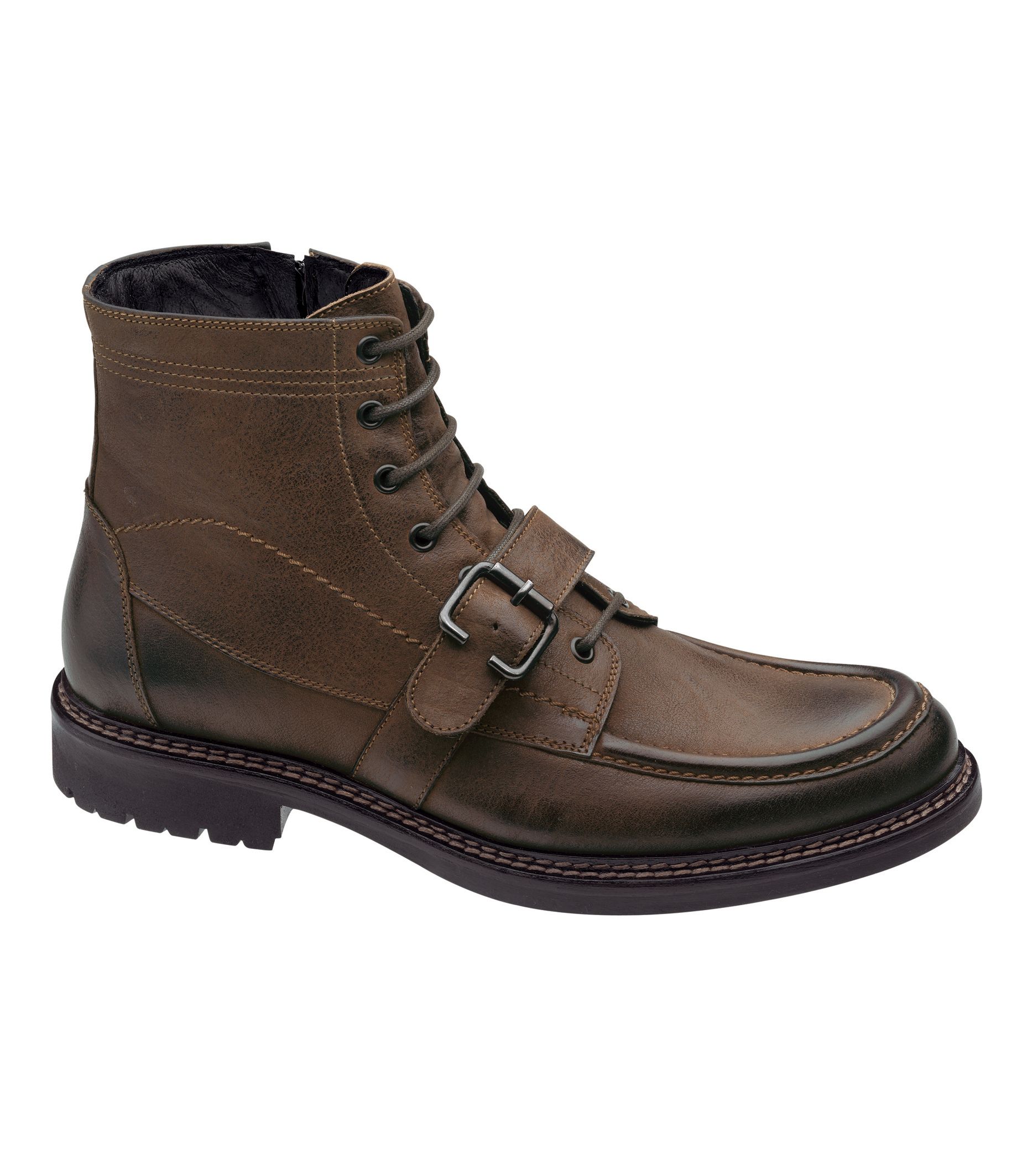 Watts Moc Toe Buckle Boot by Johnston & Murphy