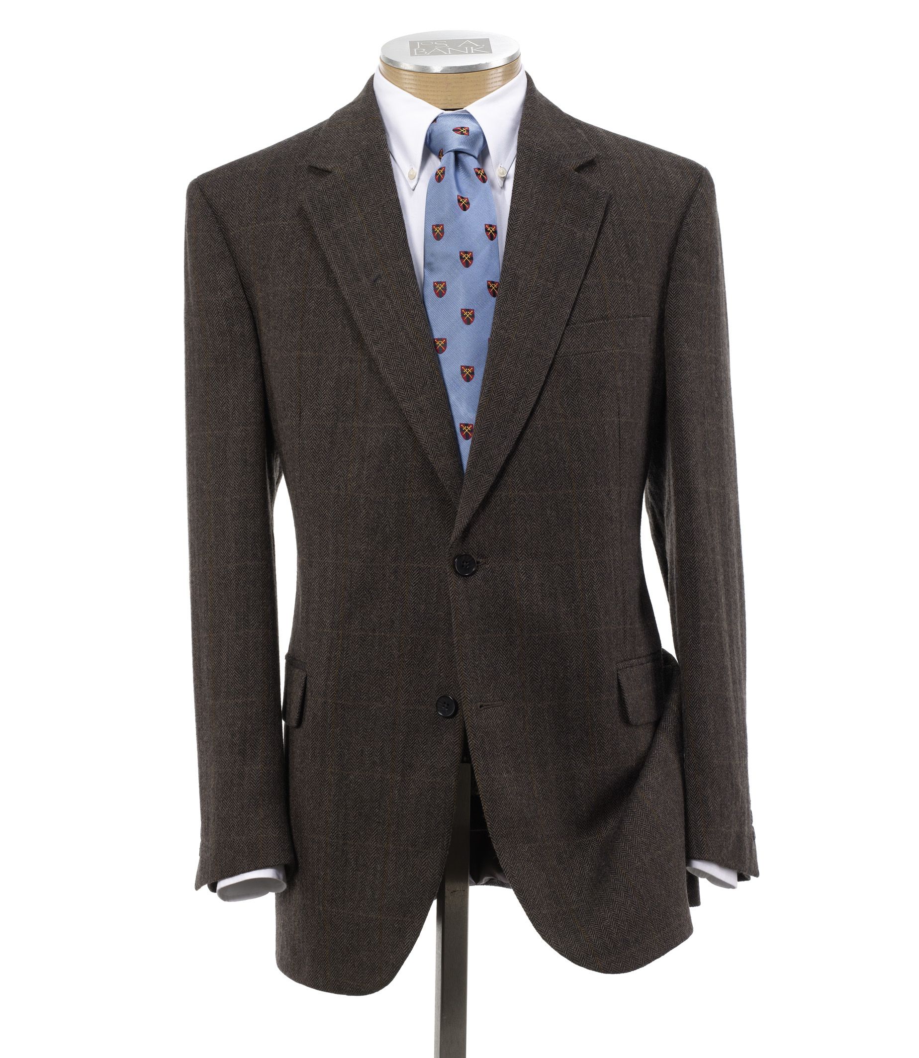 2 Button Fleece Rich Wool Sportcoat  - Sizes 44-52