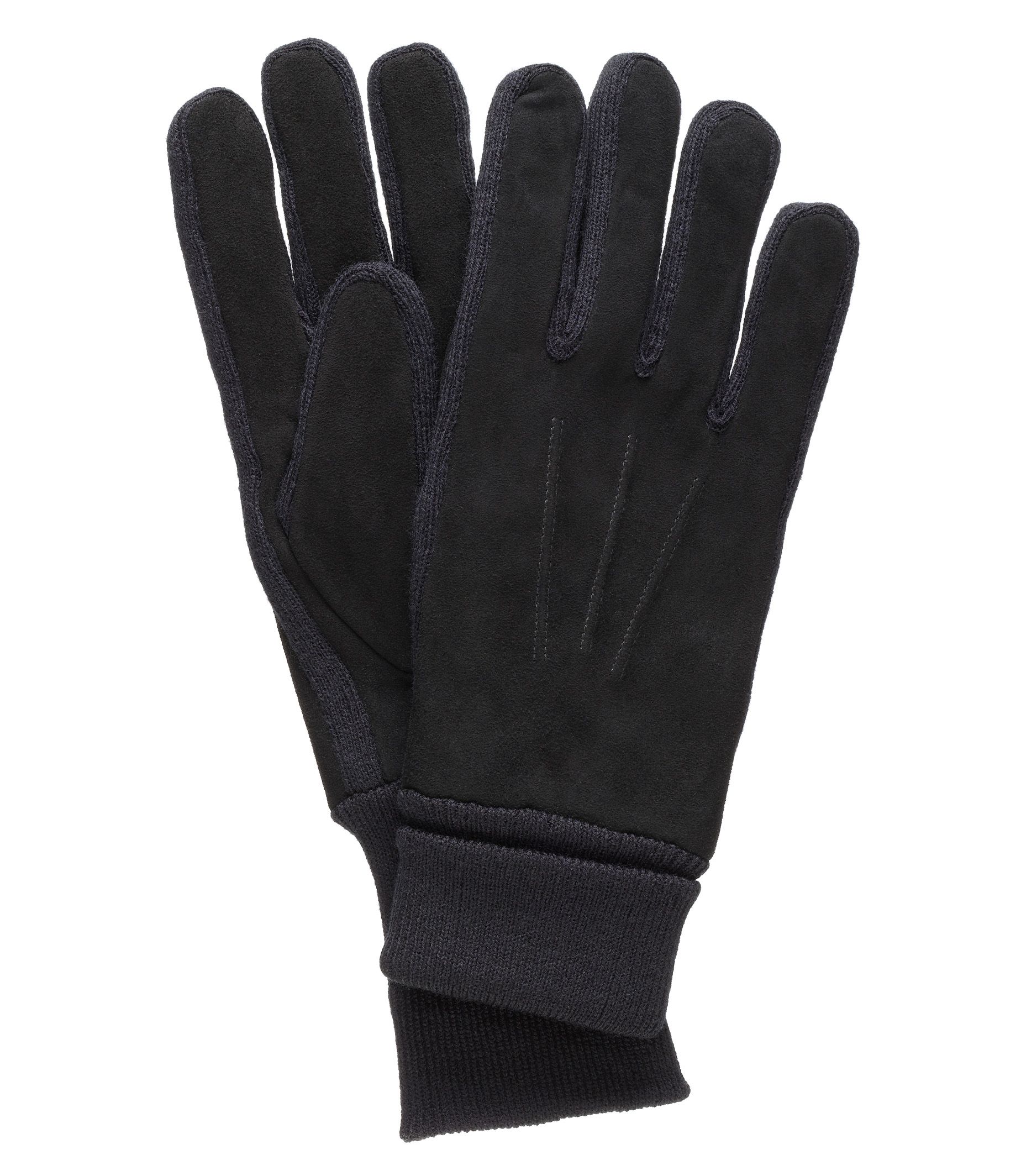 Deer Suede Knit Glove