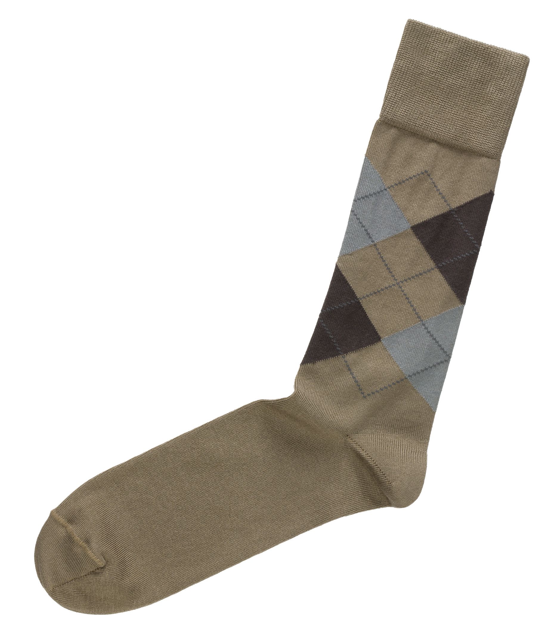 Argyle Mid-Calf Socks