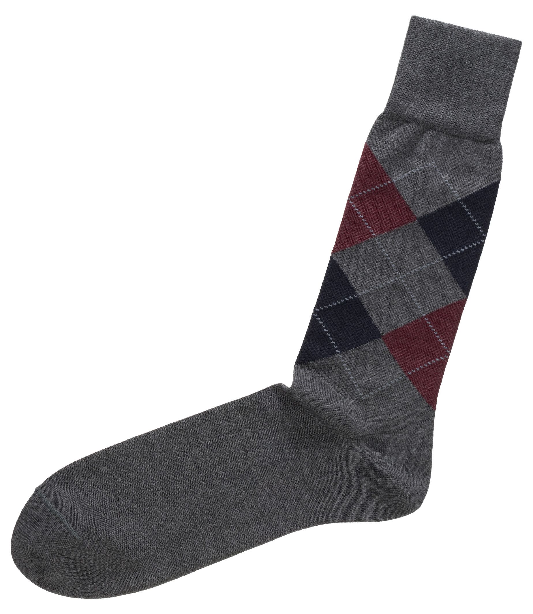 Argyle Mid-Calf Socks
