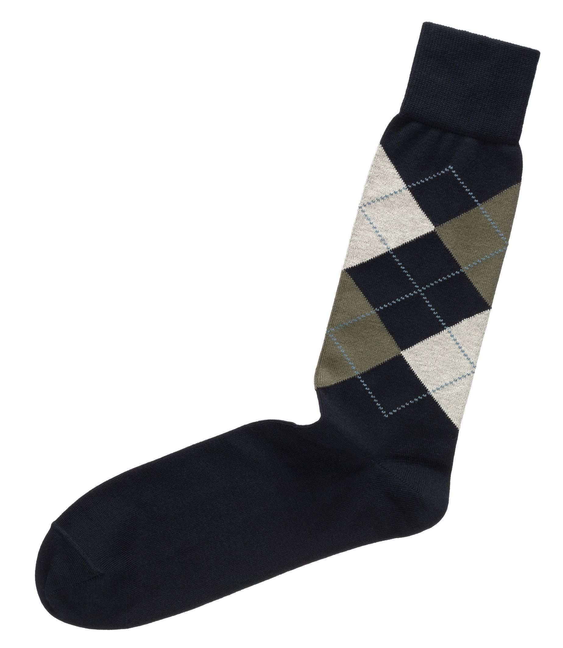 Argyle Mid-Calf Socks