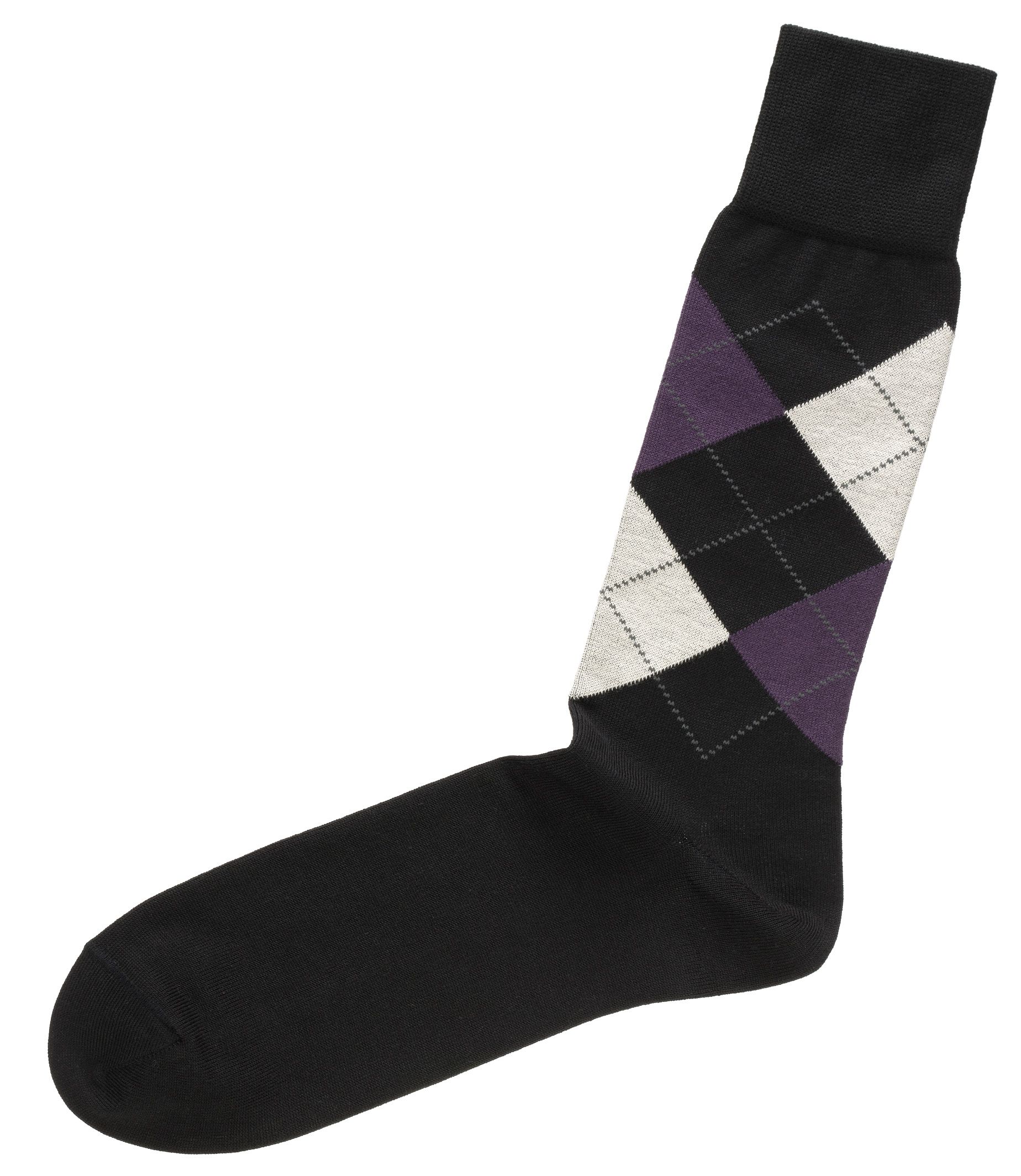 Argyle Mid-Calf Socks
