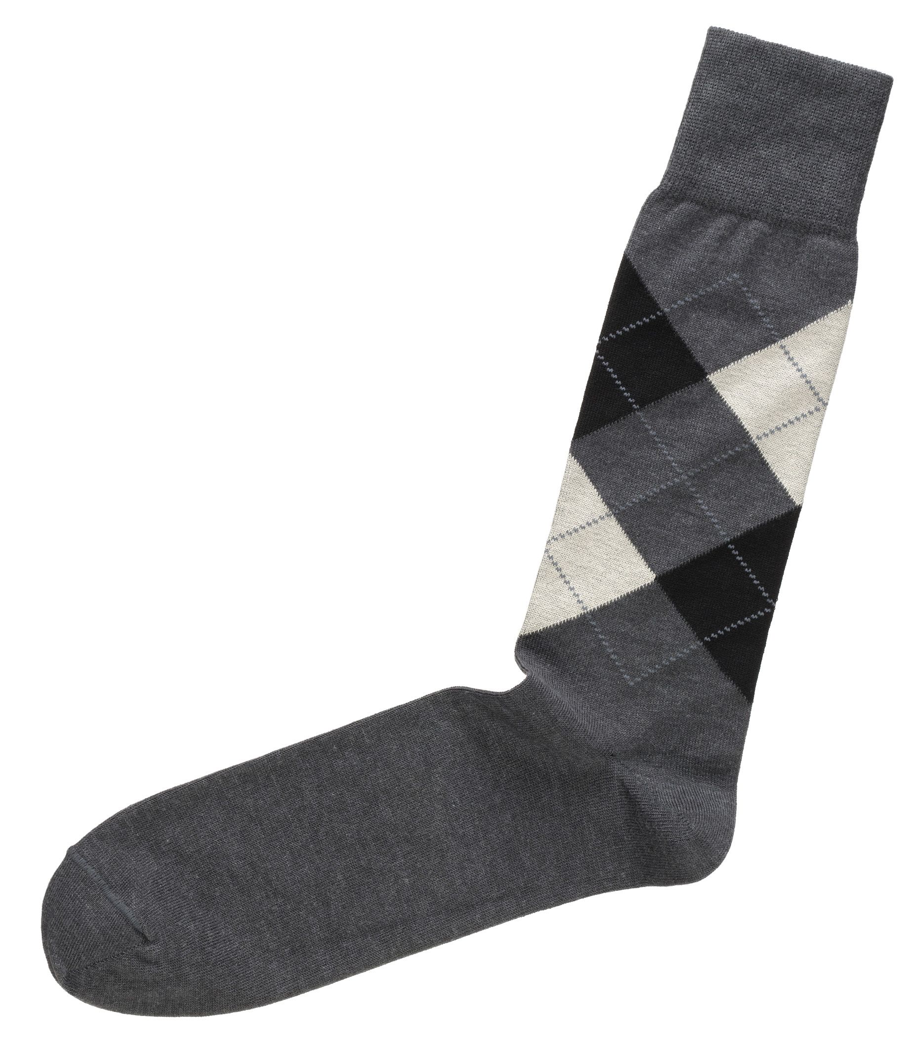 Argyle Mid-Calf Socks