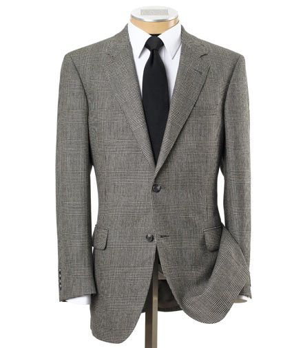 New! Signature 2-Button Imperial Blend Sportcoat Portly