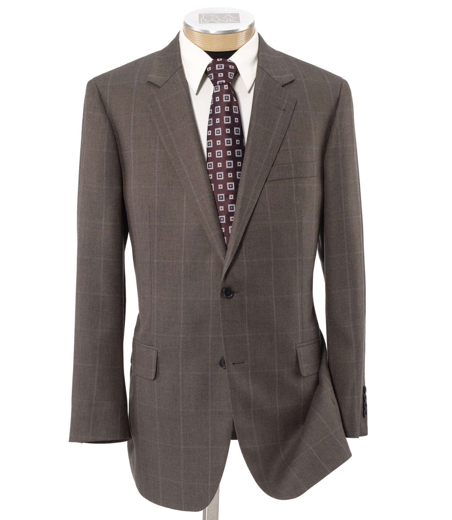 New! Signature 2-Button Imperial Blend Sportcoat Portly