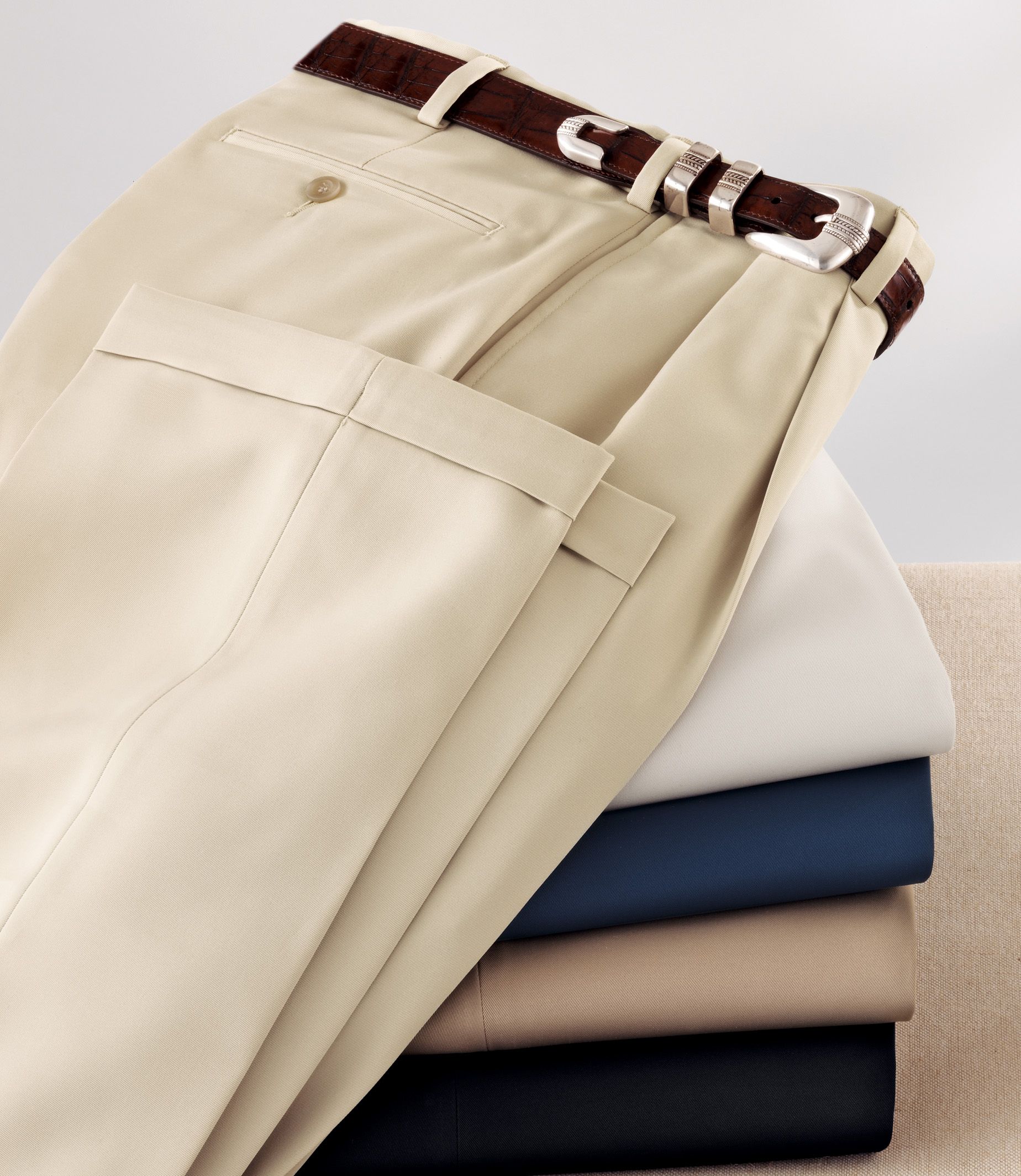 David Leadbetter's Pleated Front Performance Golf Pants- Sizes 44-48