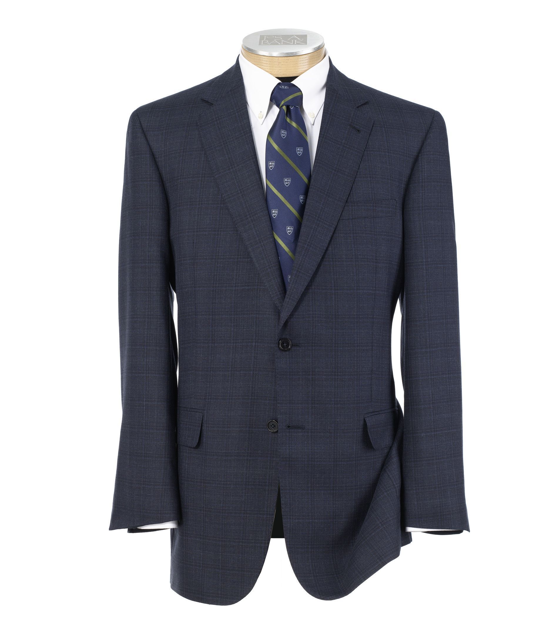 Signature Gold 2-button Plaid Sportcoat
