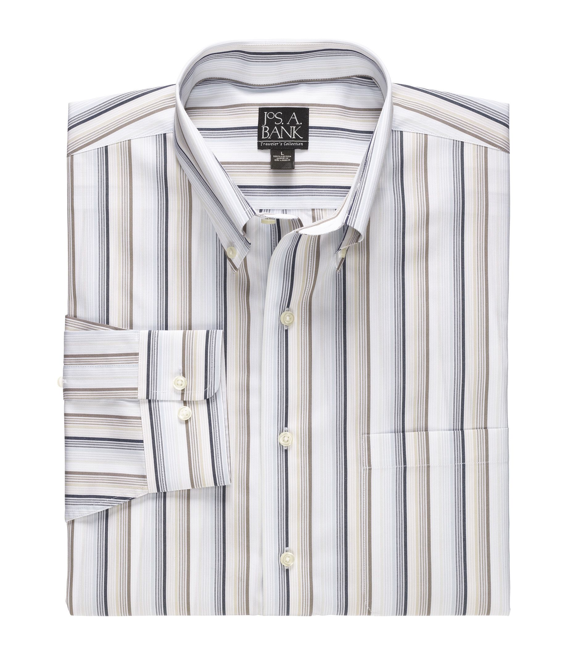 Traveler Long-Sleeve Buttondown Sportshirt