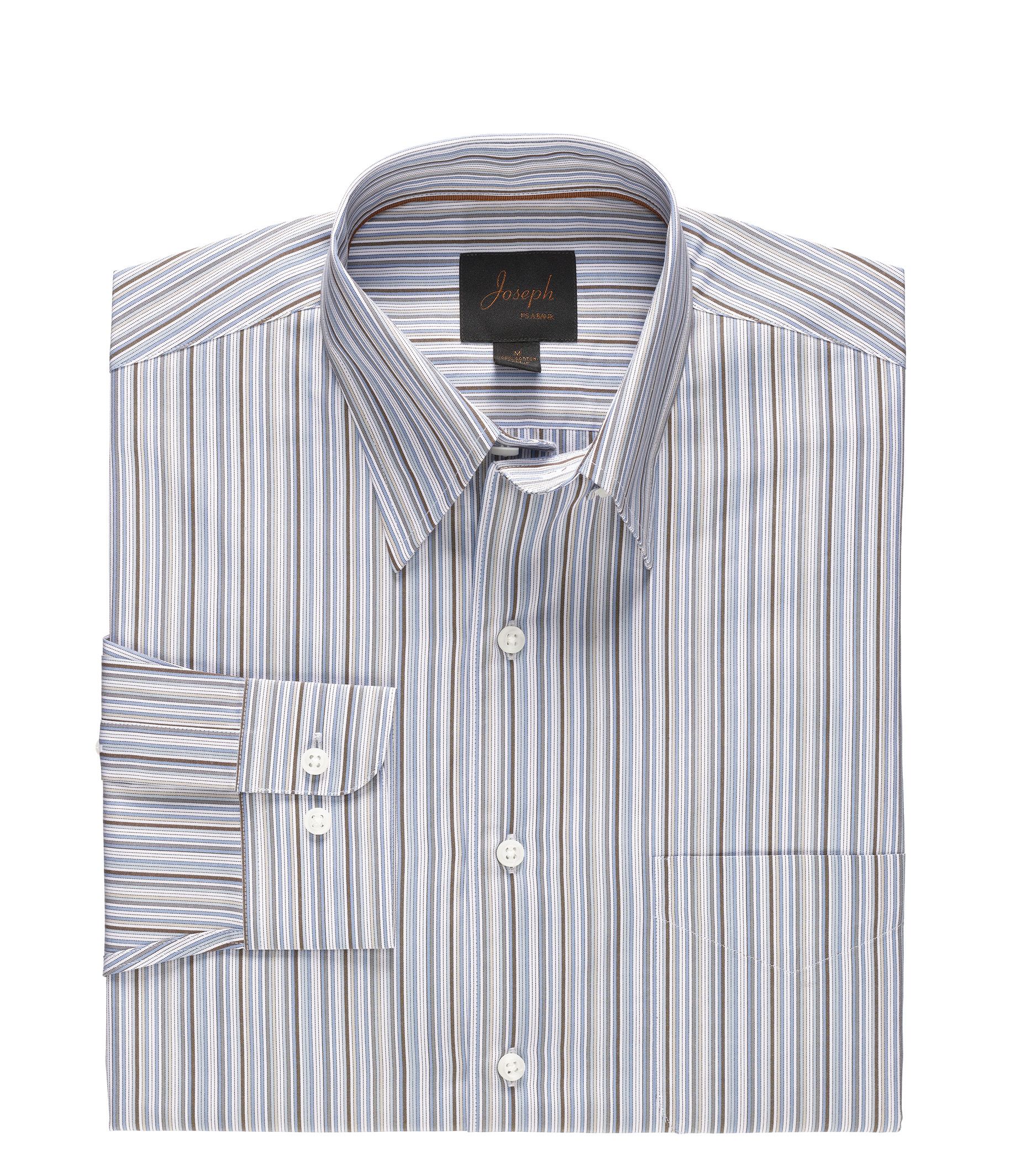 Joseph Long-Sleeve Hidden Buttondown Collar Sportshirt Tailored Fit