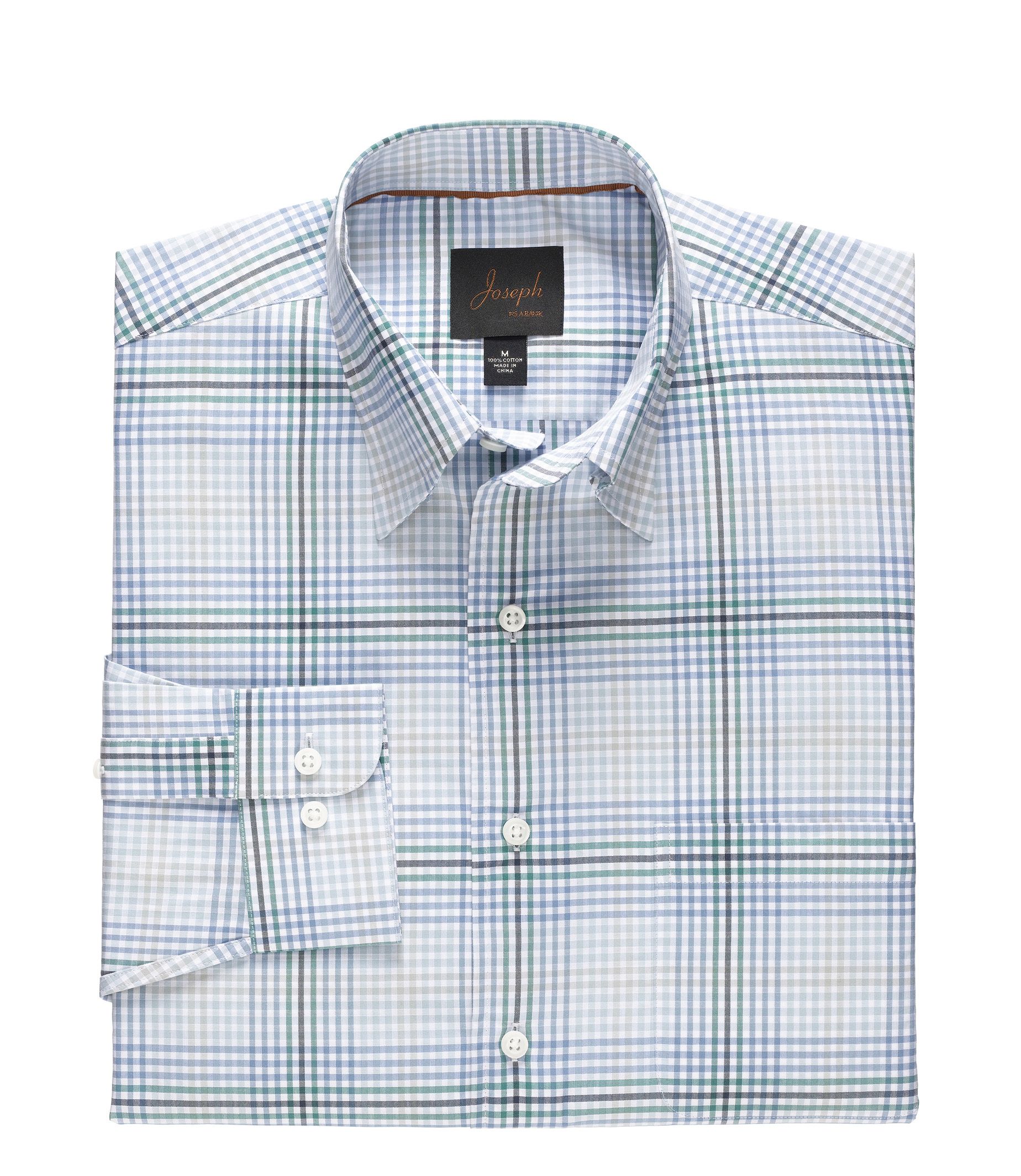 Joseph Long-Sleeve Hidden Buttondown Collar Sportshirt Tailored Fit