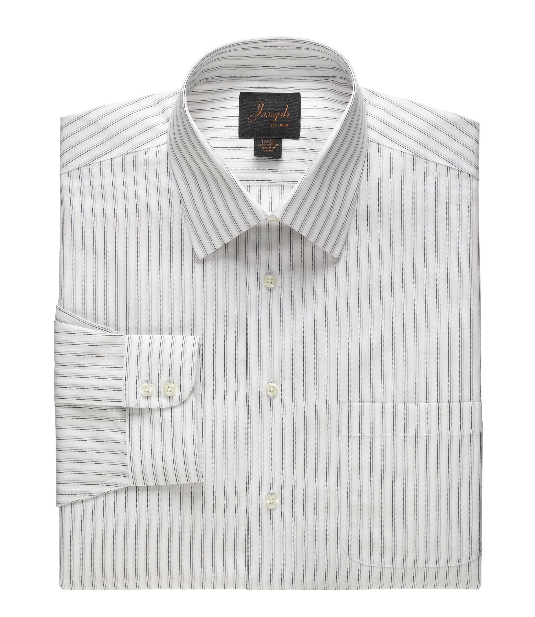 Joseph Spread Collar Cotton Dress Shirt
