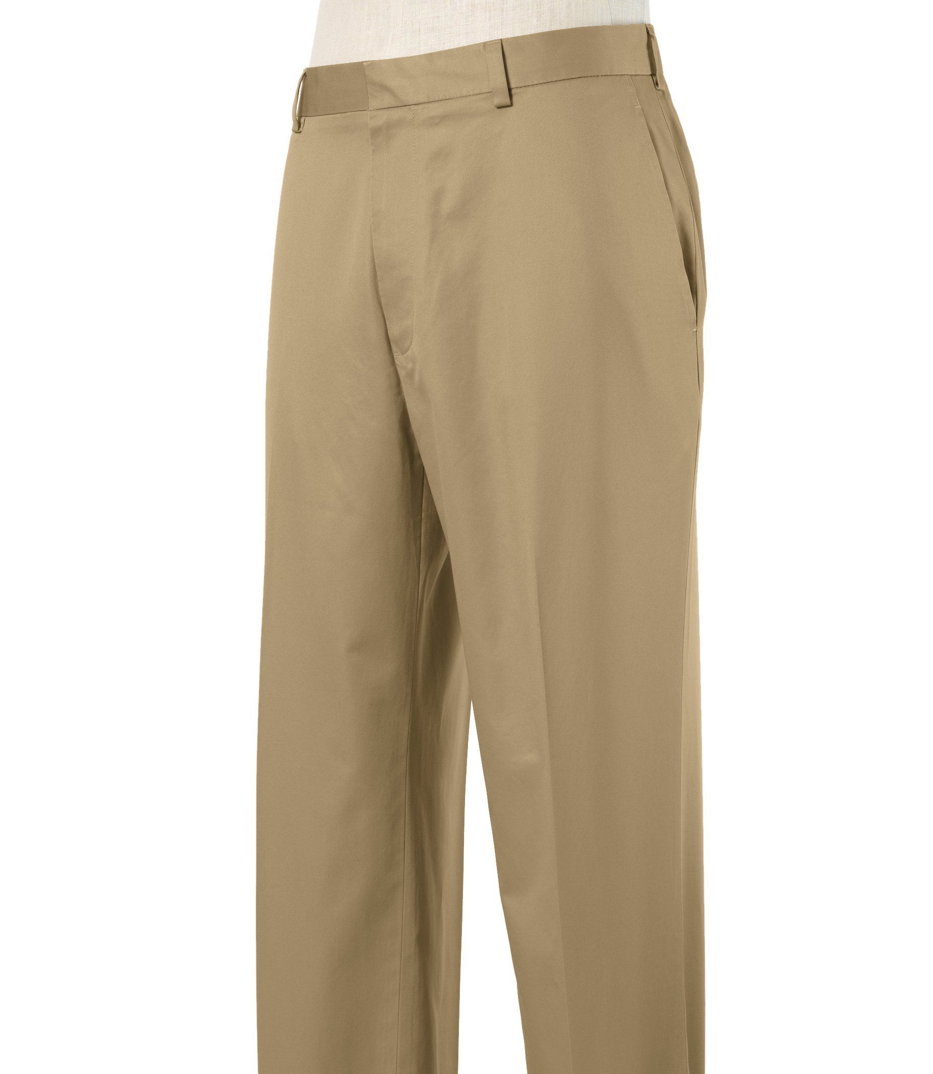 Stays Cool Wrinkle Free Plain Cotton Pants- Sizes 44-48
